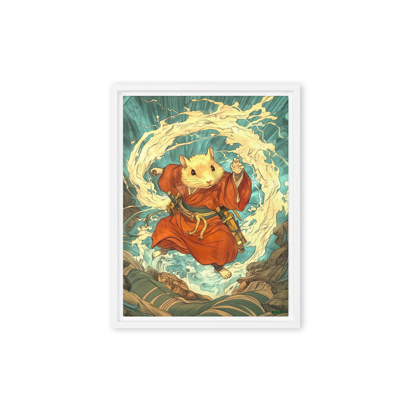 Hiro the Swift – Framed Canvas Print - BBairt
