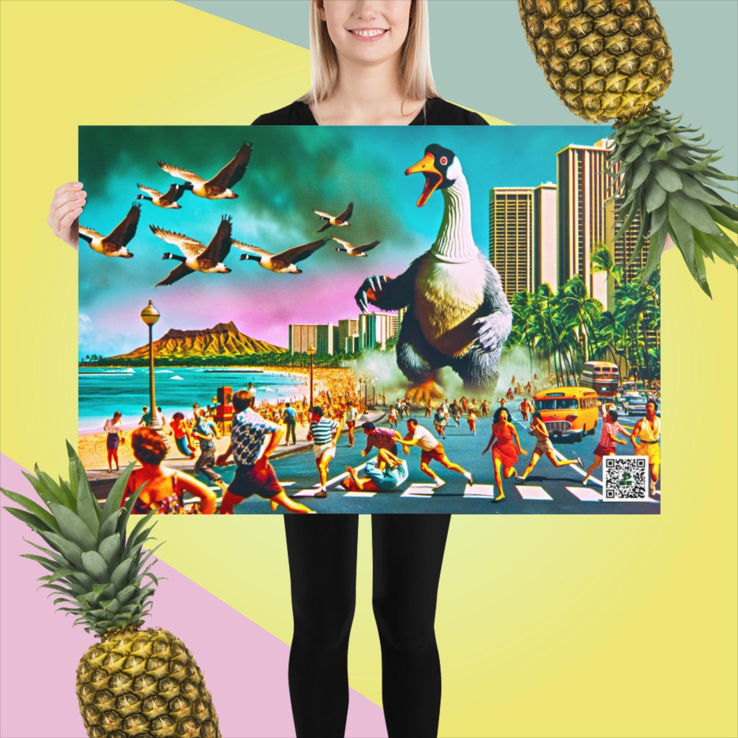 Honolulu Honker - Photo paper poster - BBairt