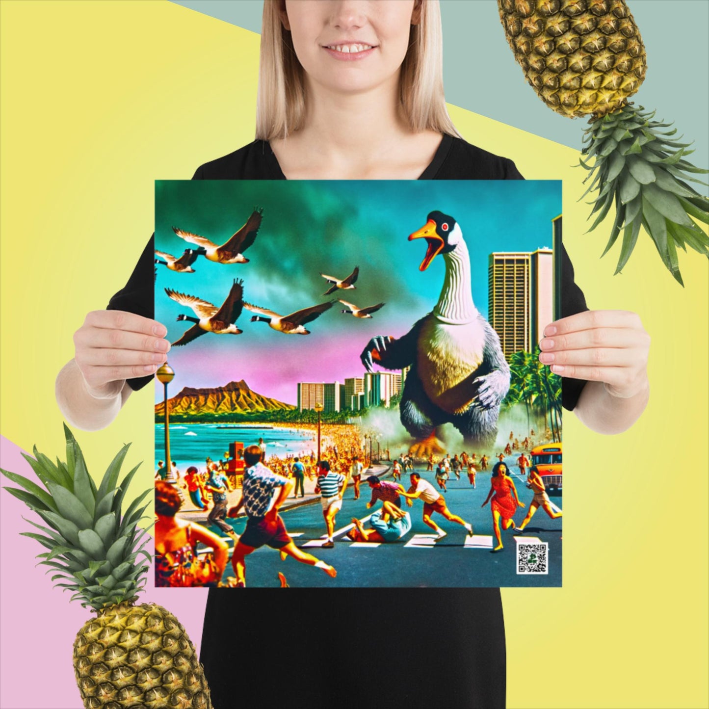 Honolulu Honker - Photo paper poster - BBairt