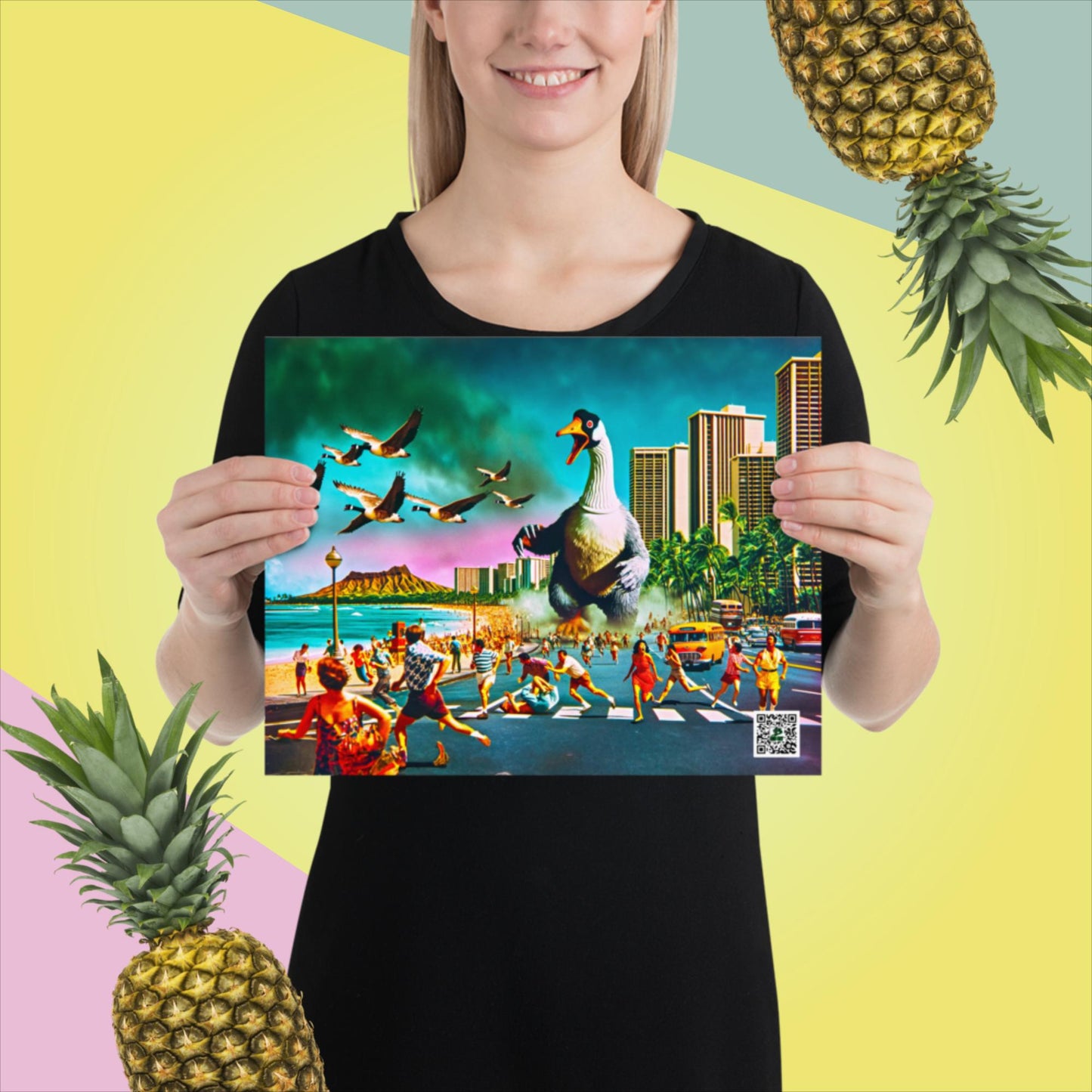Honolulu Honker - Photo paper poster - BBairt