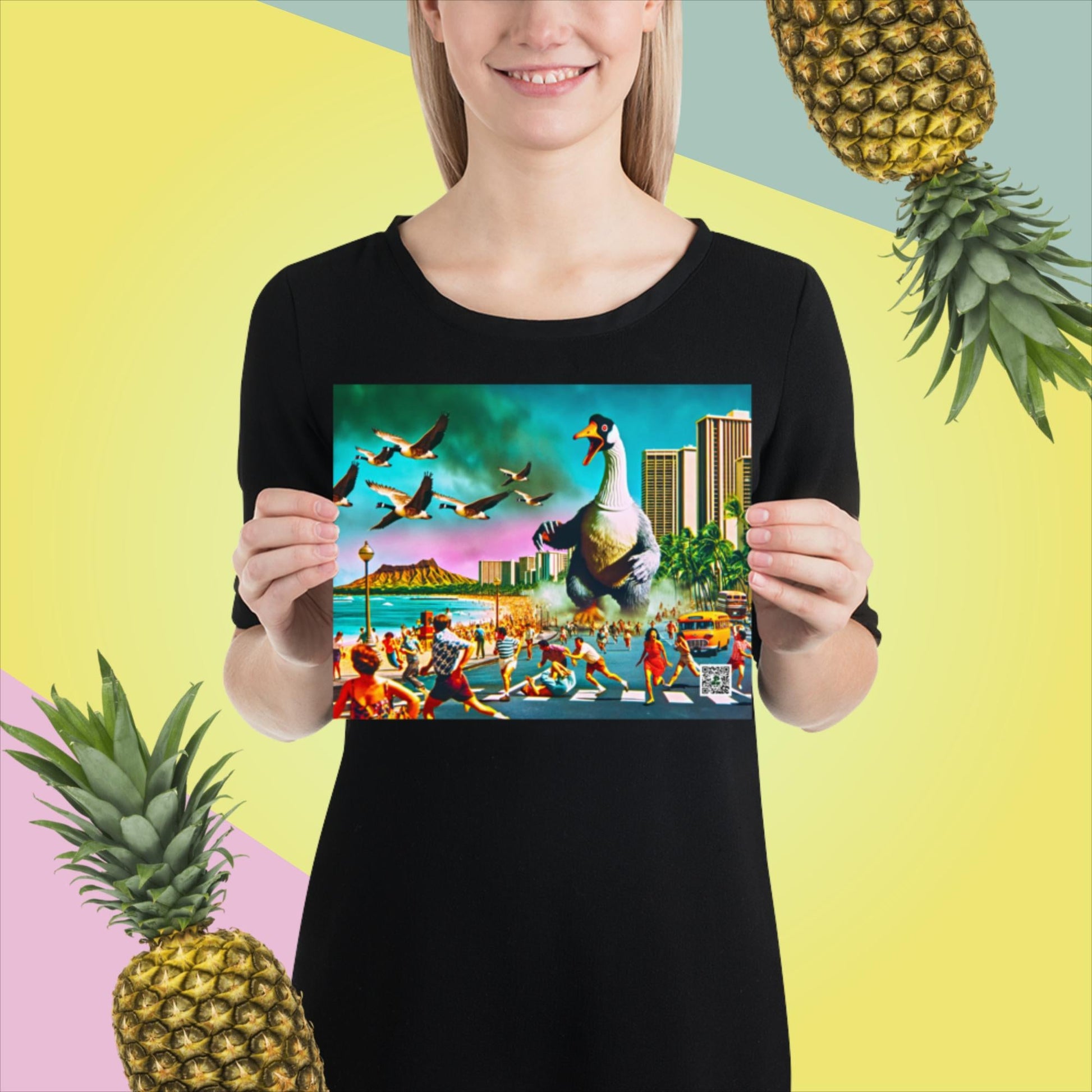 Honolulu Honker - Photo paper poster - BBairt