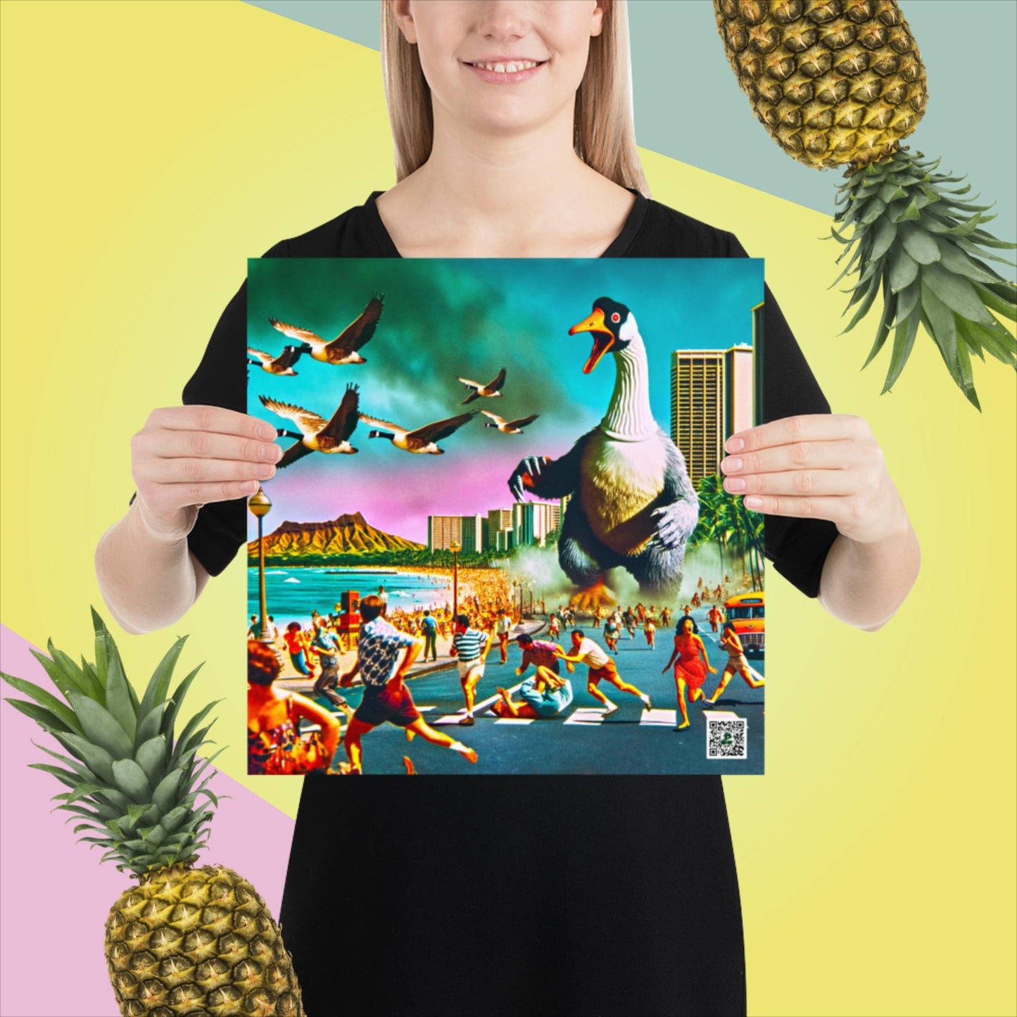 Honolulu Honker - Photo paper poster - BBairt