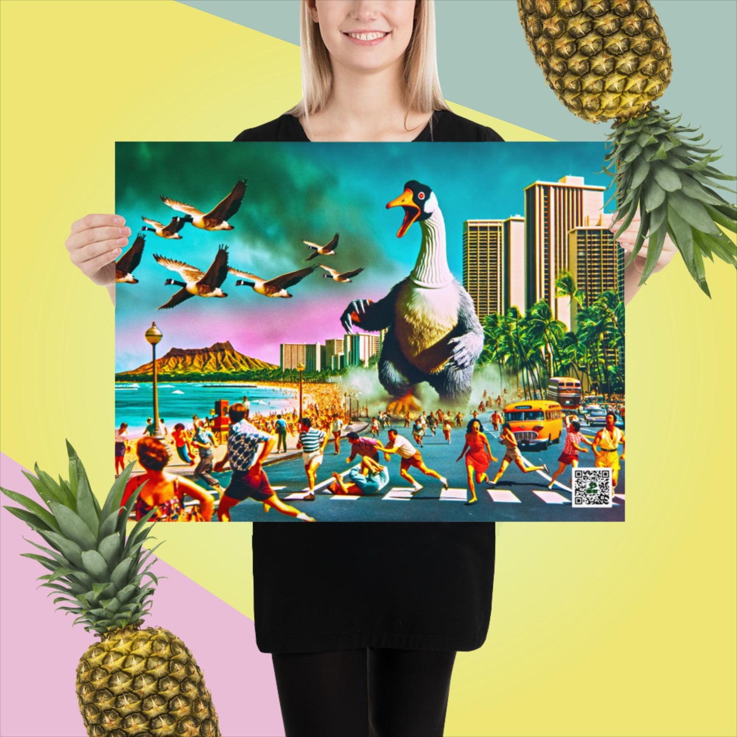 Honolulu Honker - Photo paper poster - BBairt