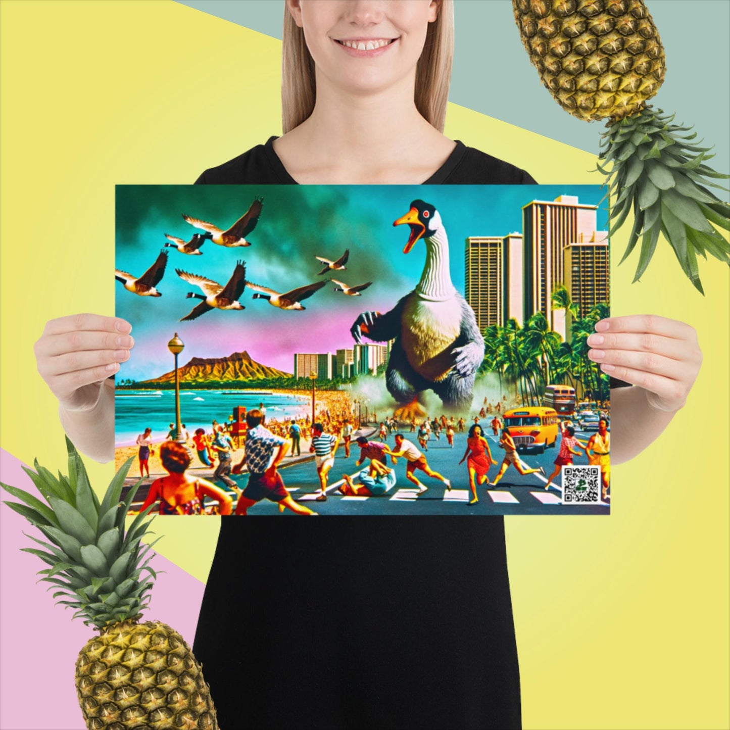 Honolulu Honker - Photo paper poster - BBairt