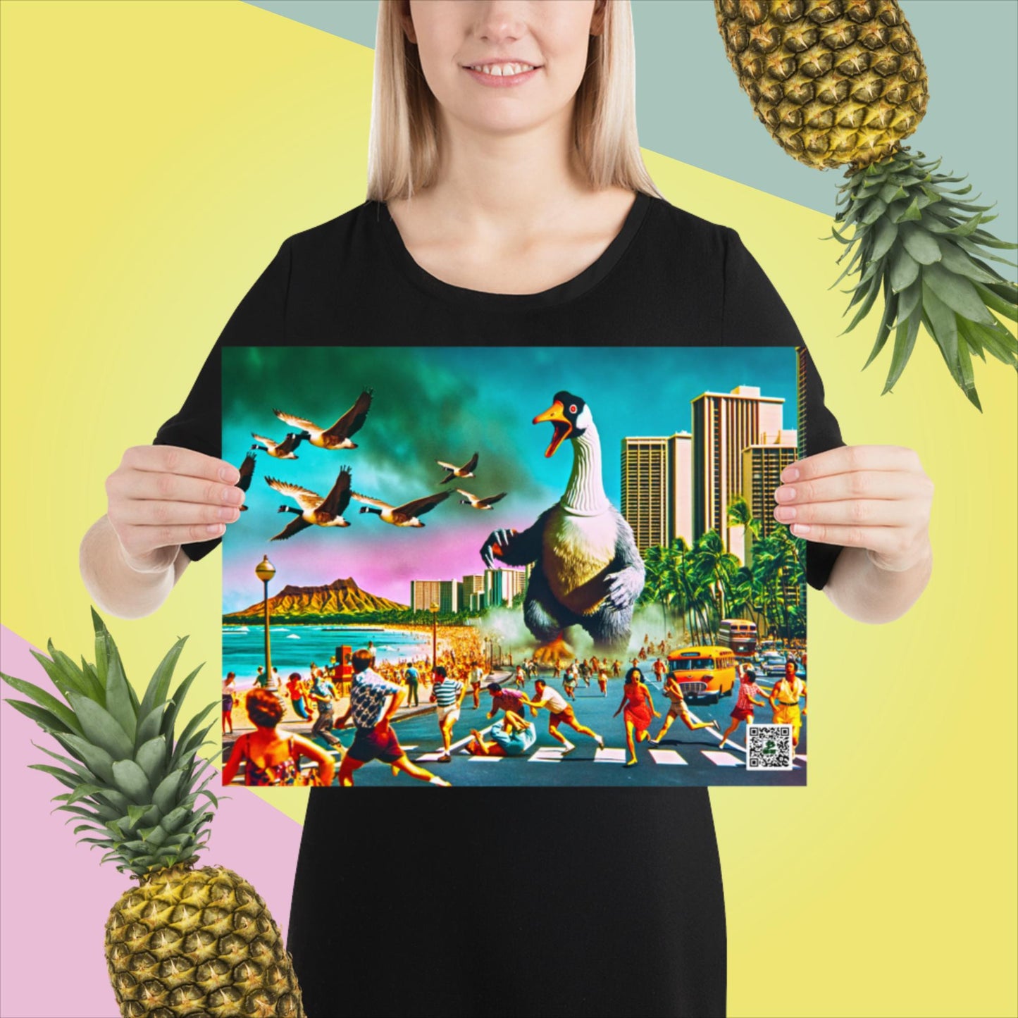 Honolulu Honker - Photo paper poster - BBairt