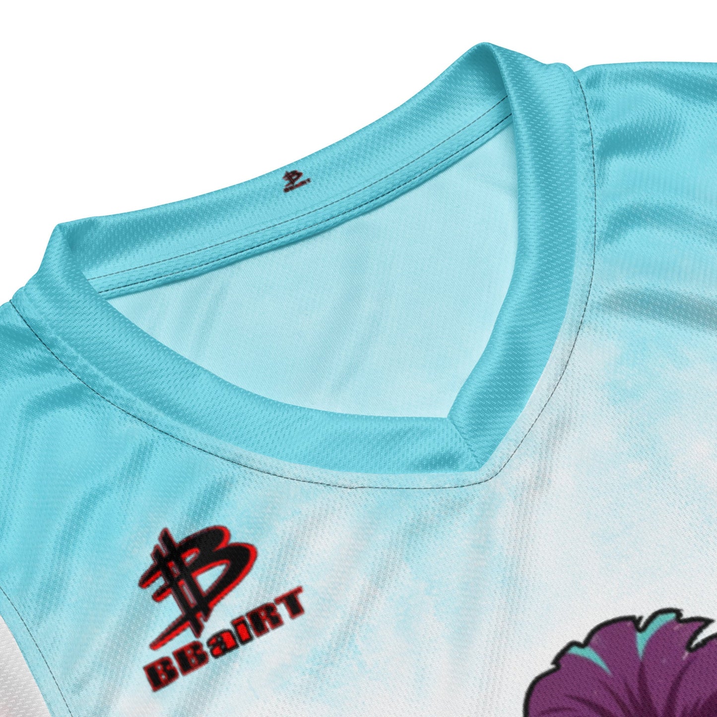 Hoops Hominid - Recycled unisex basketball jersey - Neopolitan - BBairt