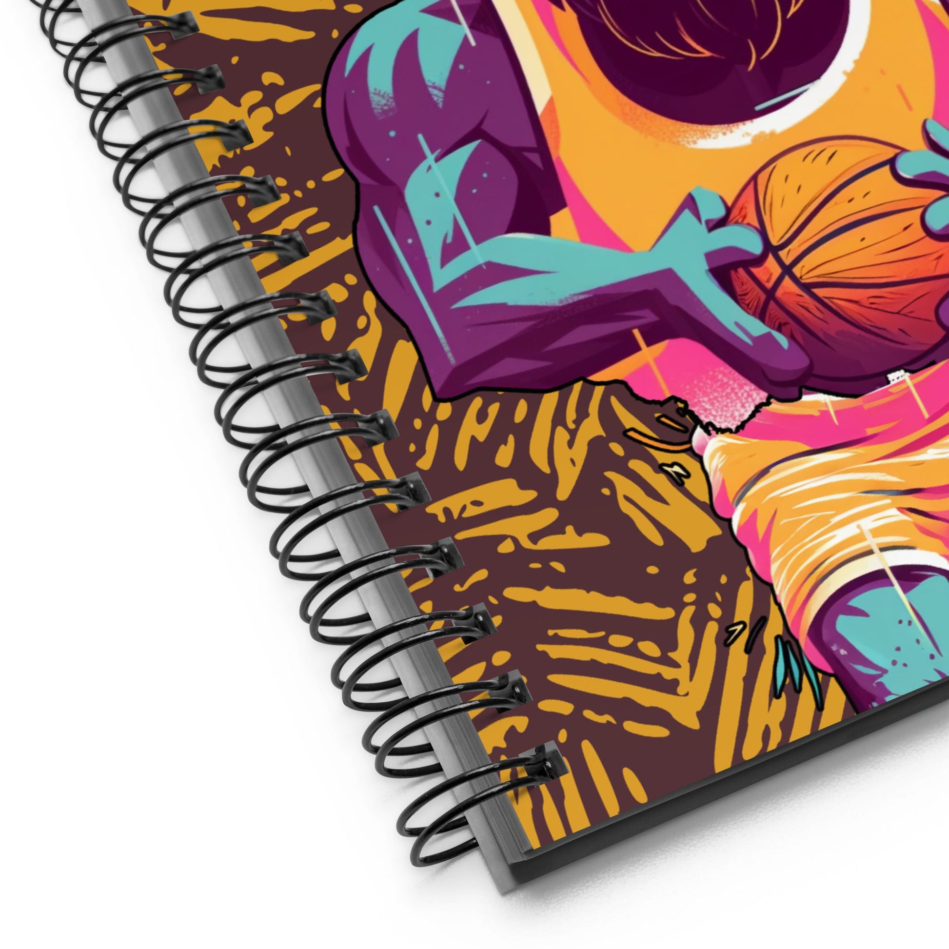Hoops Hominid - Spiral notebook - BBairt
