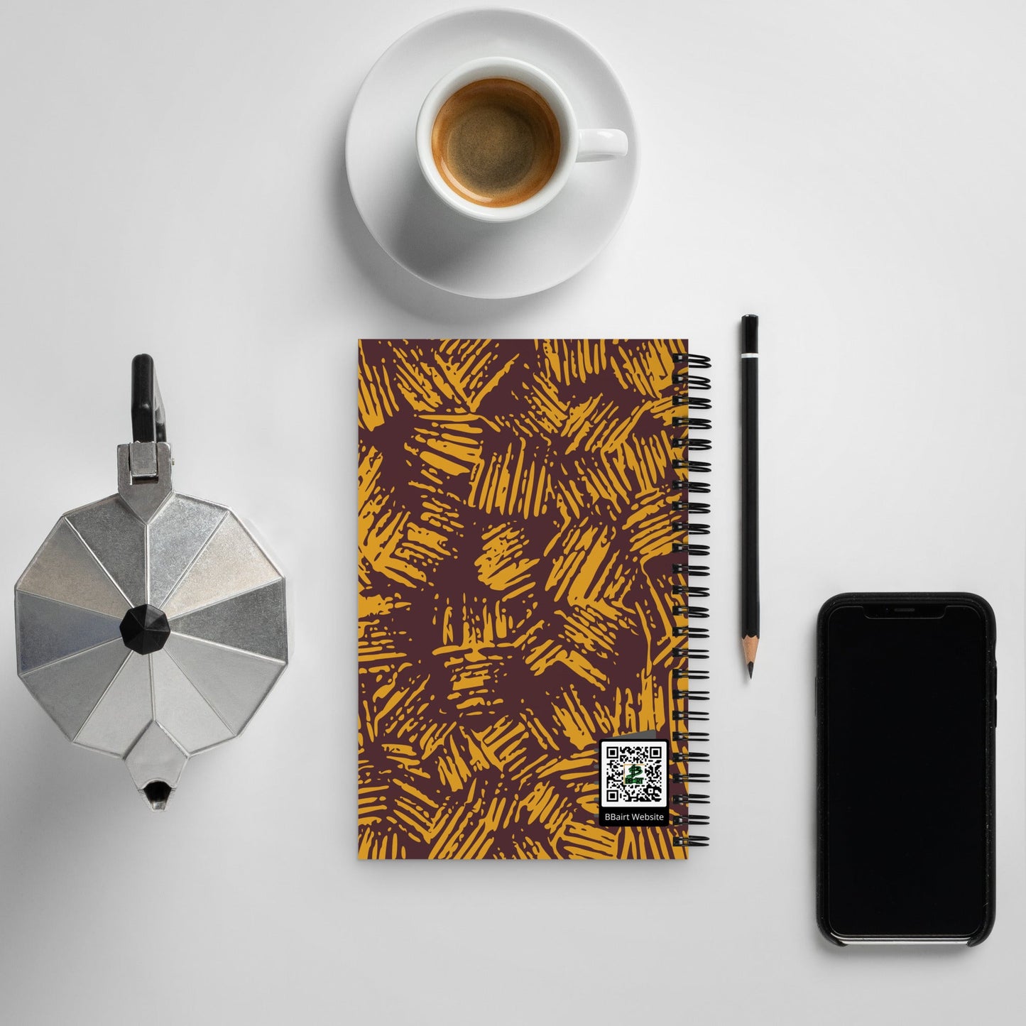 Hoops Hominid - Spiral notebook - BBairt