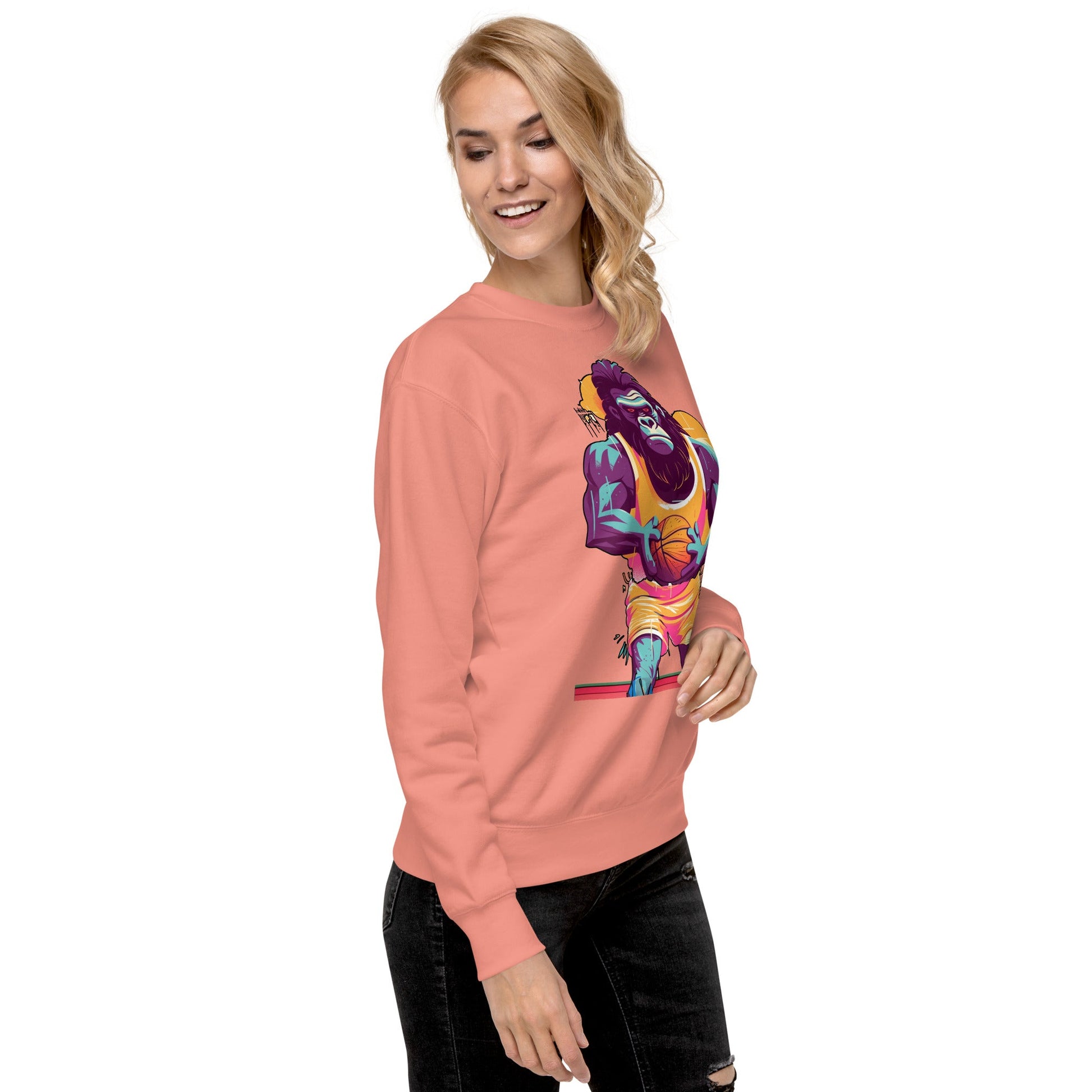 Hoops Hominid - Unisex Premium Sweatshirt - BBairt