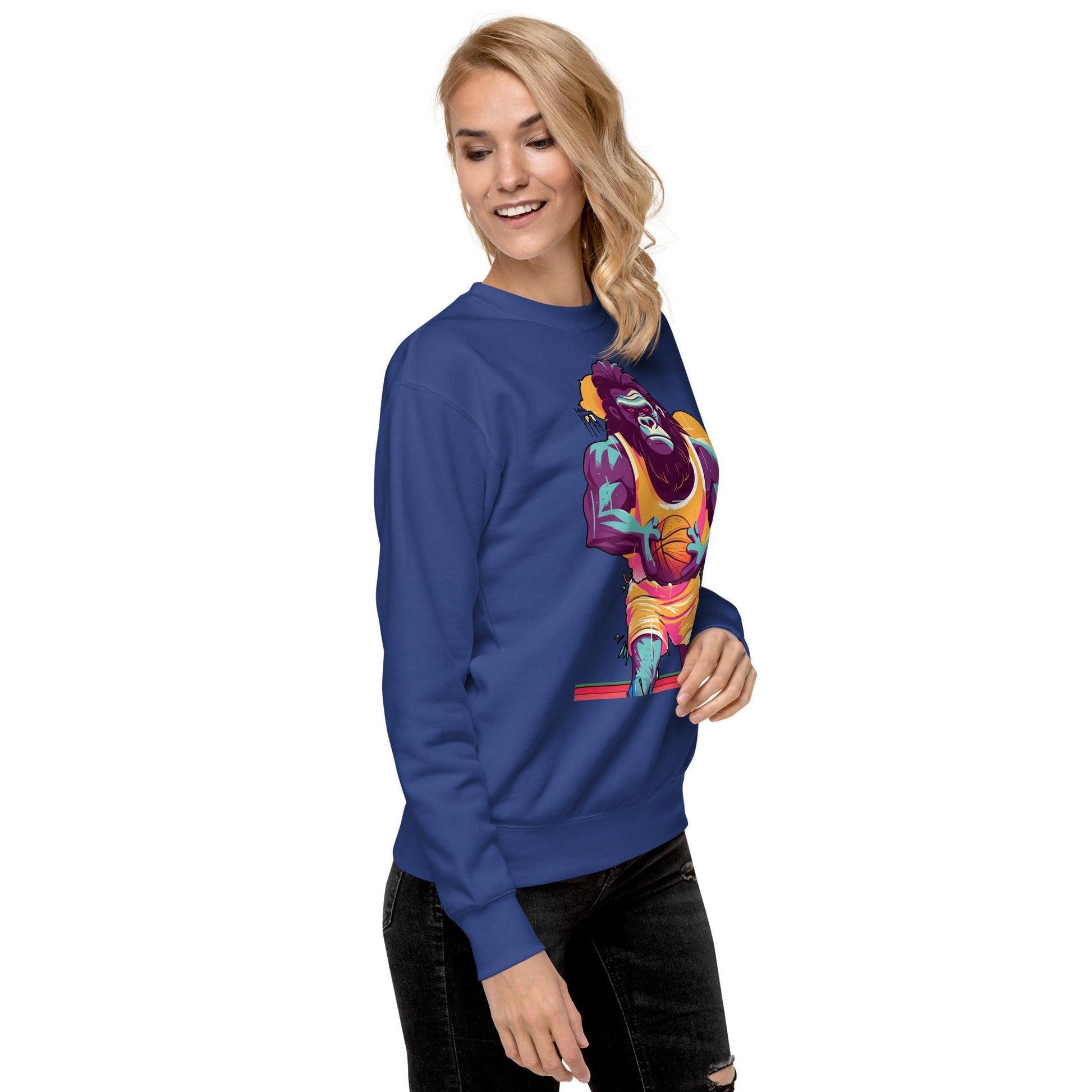 Hoops Hominid - Unisex Premium Sweatshirt - BBairt