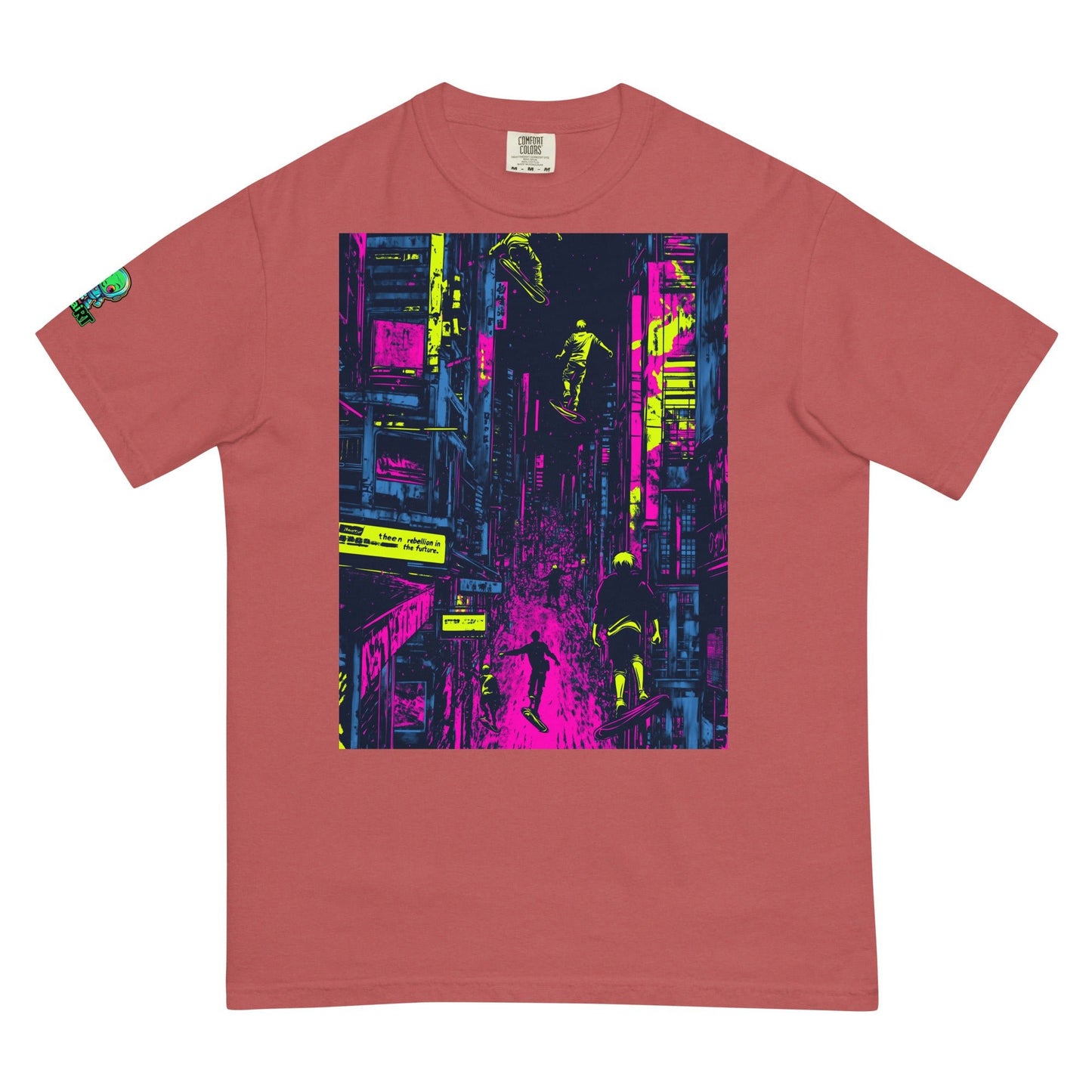 Hoverboard Uprising - Unisex garment - dyed heavyweight t-shirt - BBairt