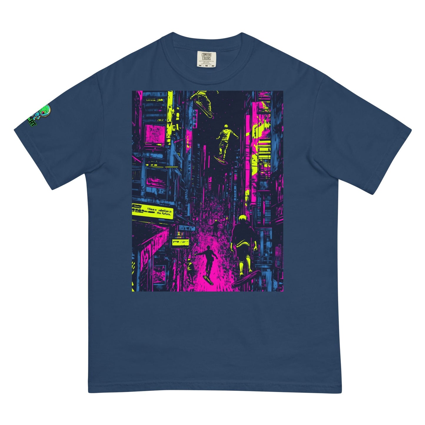 Hoverboard Uprising - Unisex garment - dyed heavyweight t-shirt - BBairt