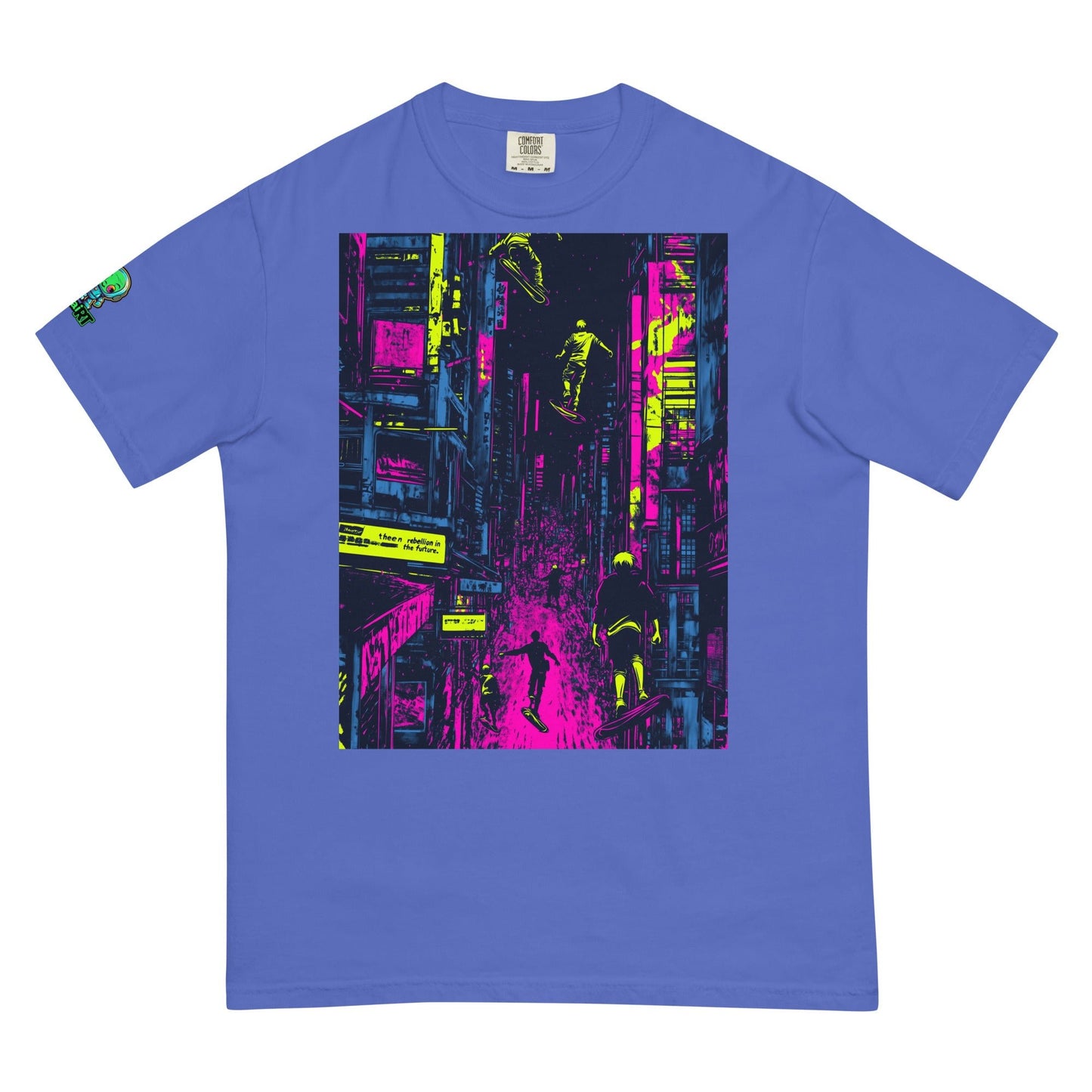 Hoverboard Uprising - Unisex garment - dyed heavyweight t-shirt - BBairt