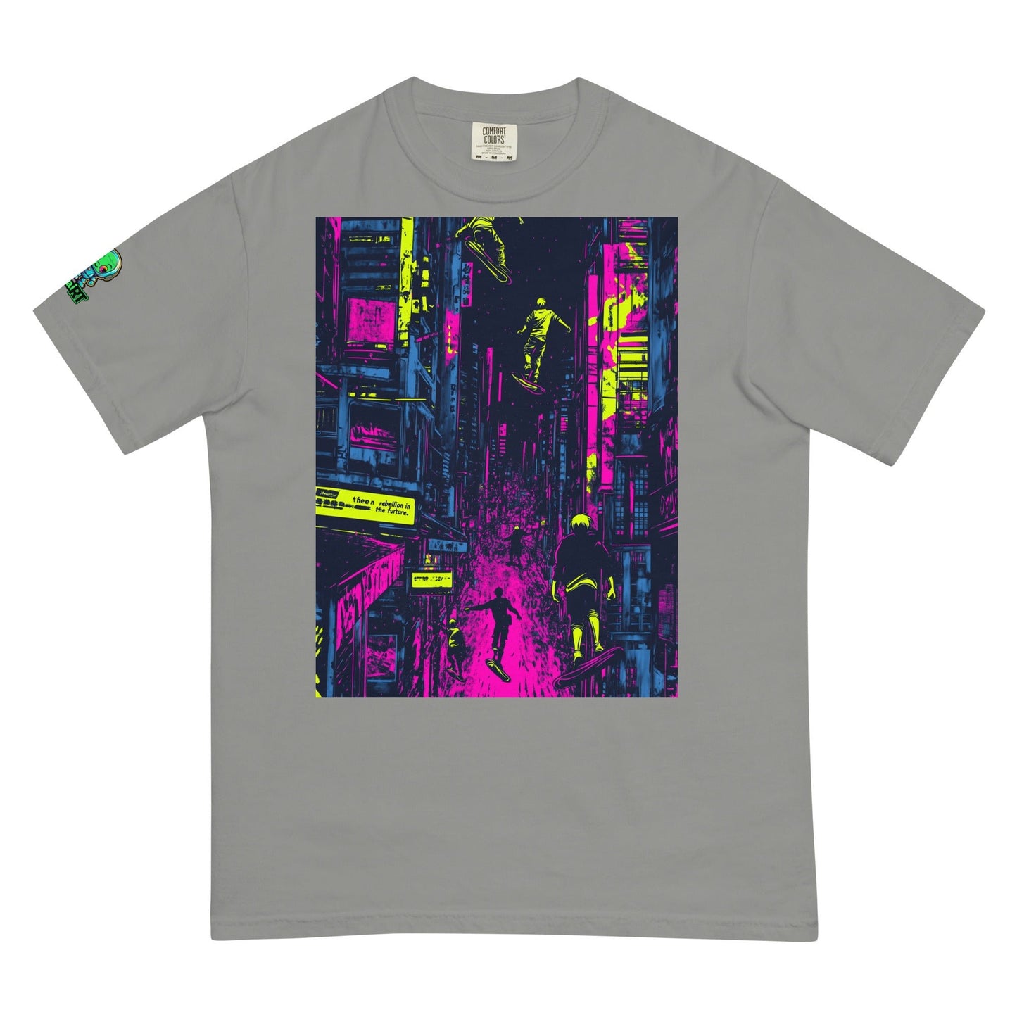 Hoverboard Uprising - Unisex garment - dyed heavyweight t-shirt - BBairt