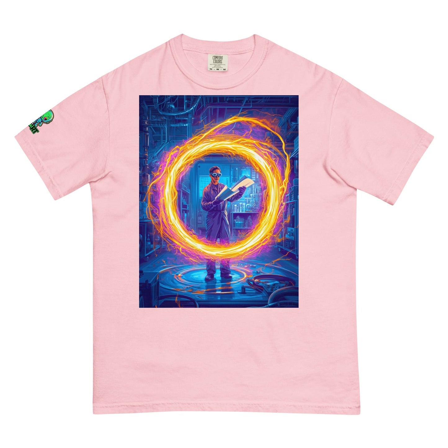 Igniting the Vortex - Unisex garment - dyed heavyweight t-shirt - BBairt