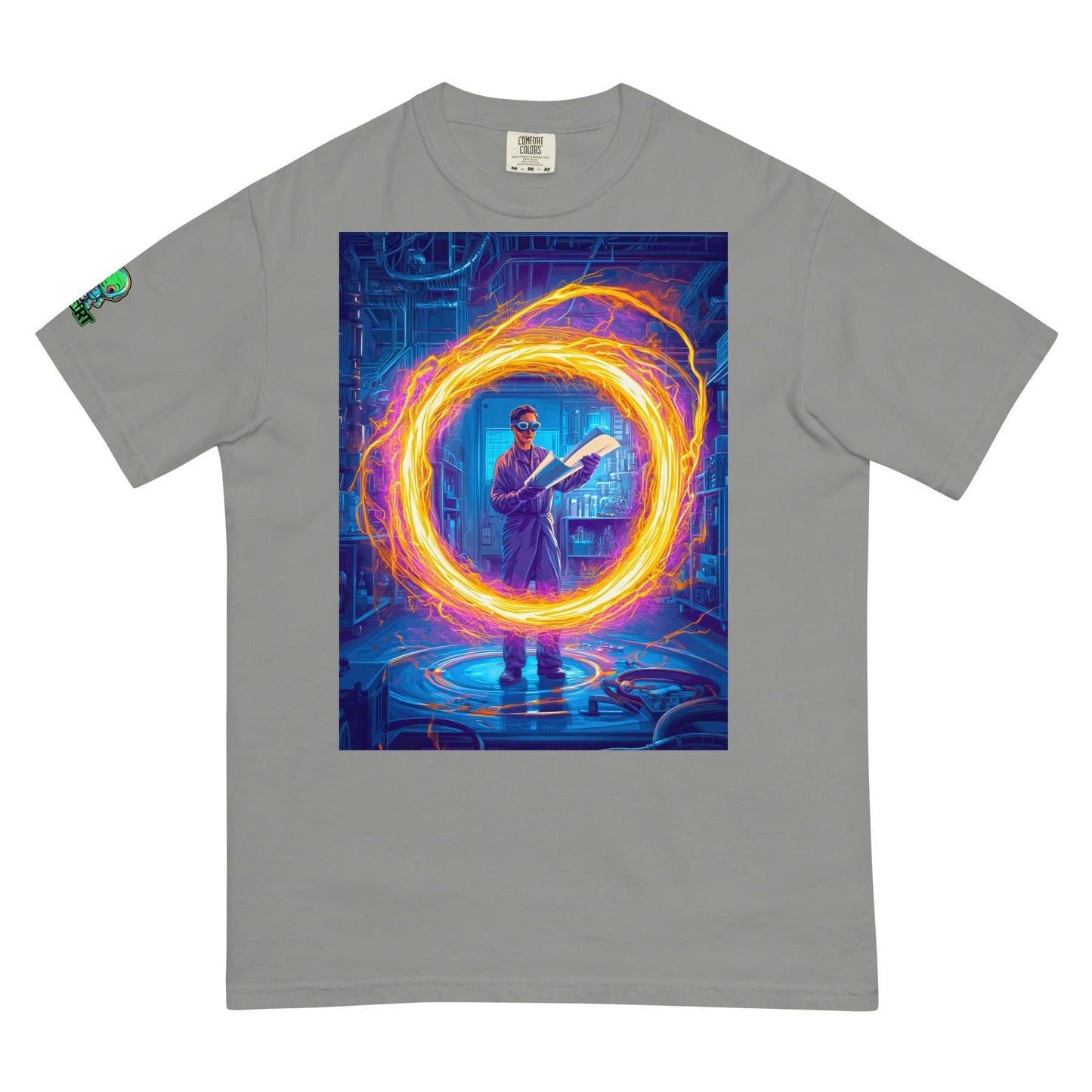 Igniting the Vortex - Unisex garment - dyed heavyweight t-shirt - BBairt