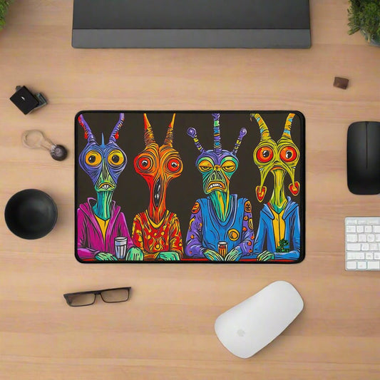 Intergalactic Dive Bar – Desk Mat - BBairt