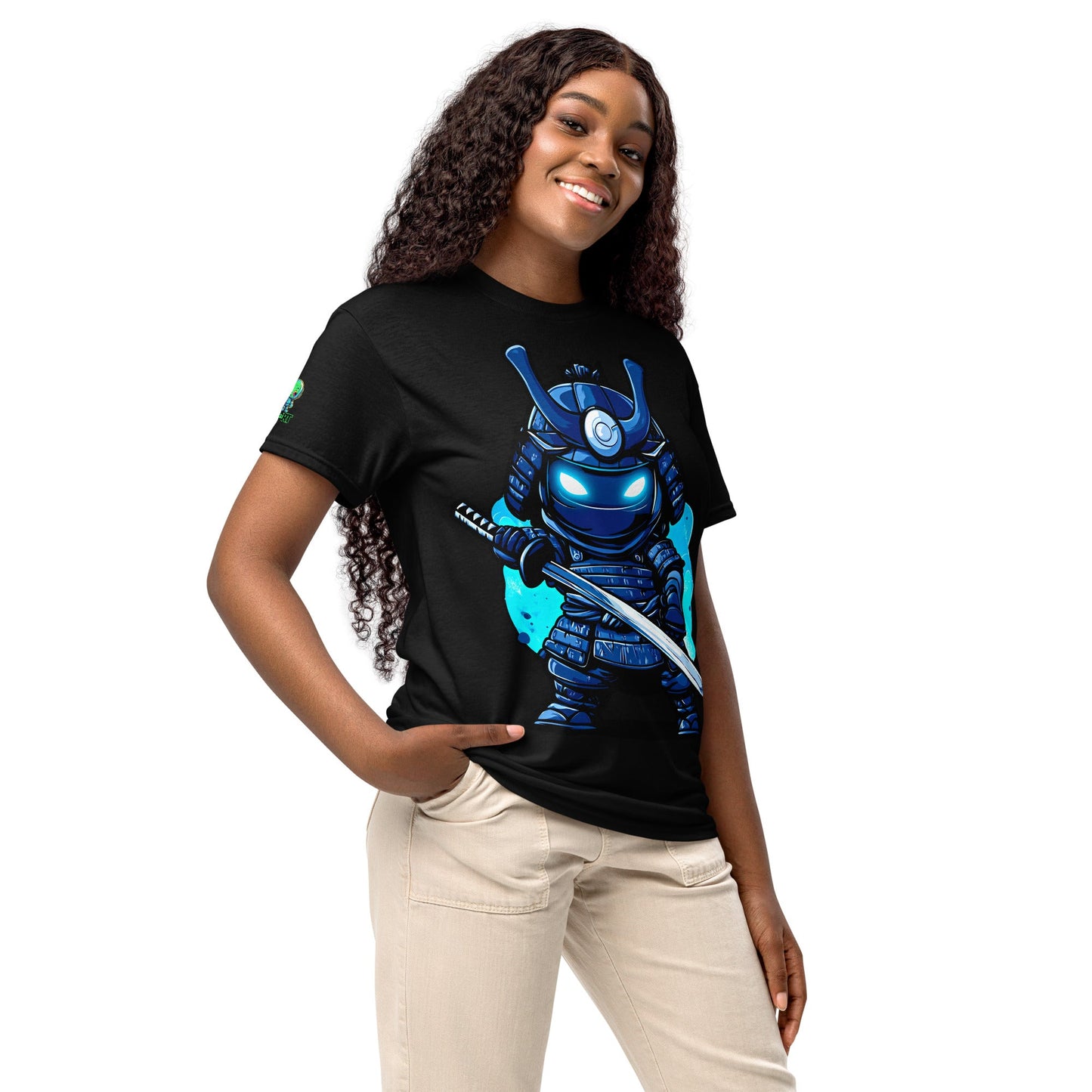 Kai the Cyber Ronin - Unisex DryBlend T-Shirt - BBairt