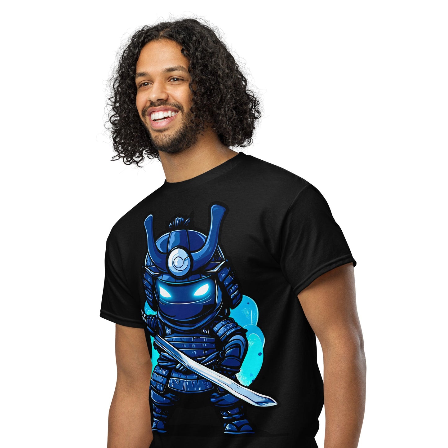Kai the Cyber Ronin - Unisex DryBlend T-Shirt - BBairt