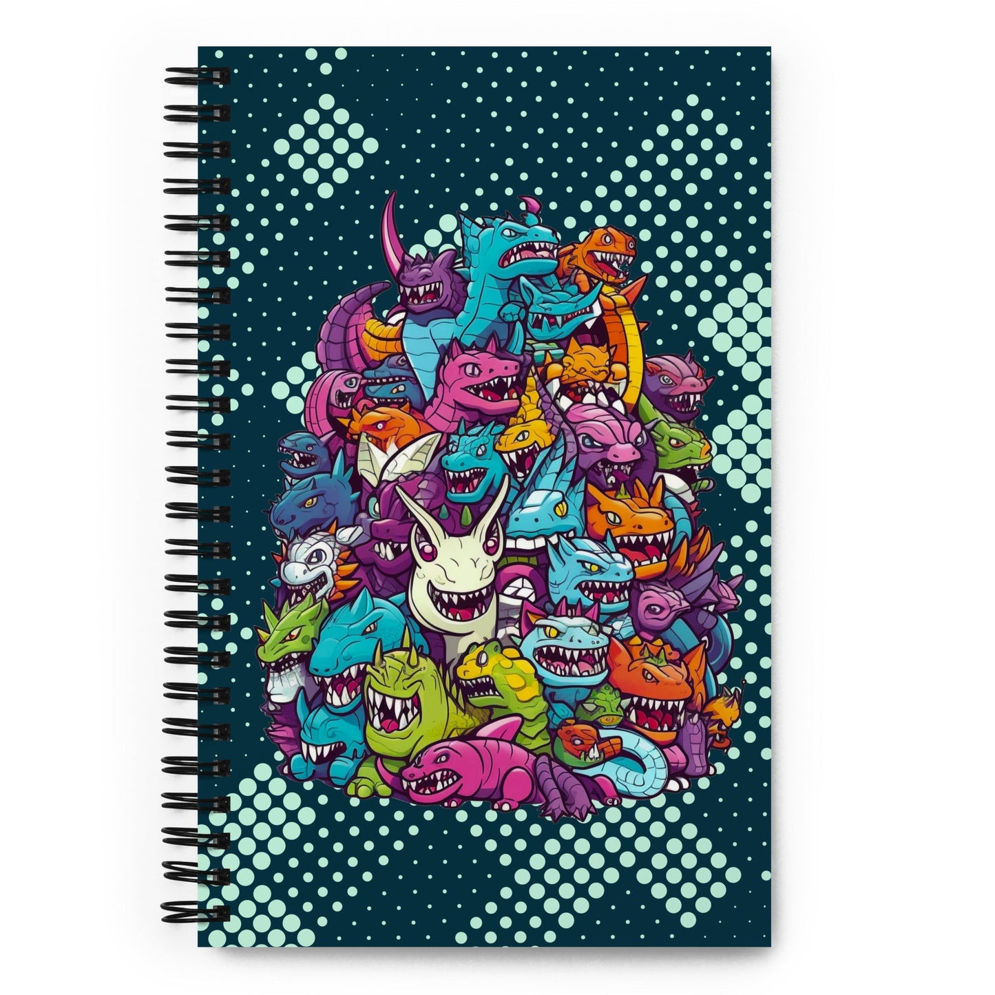 Kaiju Mountain - Spiral notebook - BBairt