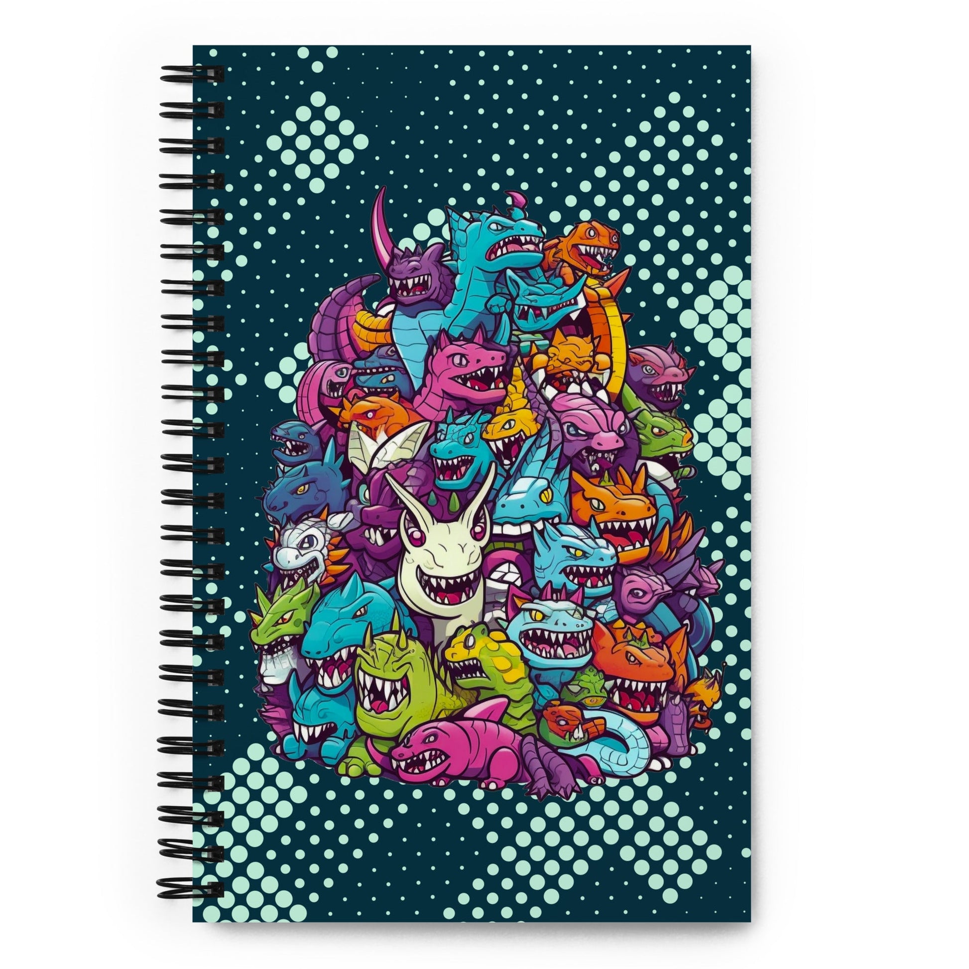 Kaiju Mountain - Spiral notebook - BBairt