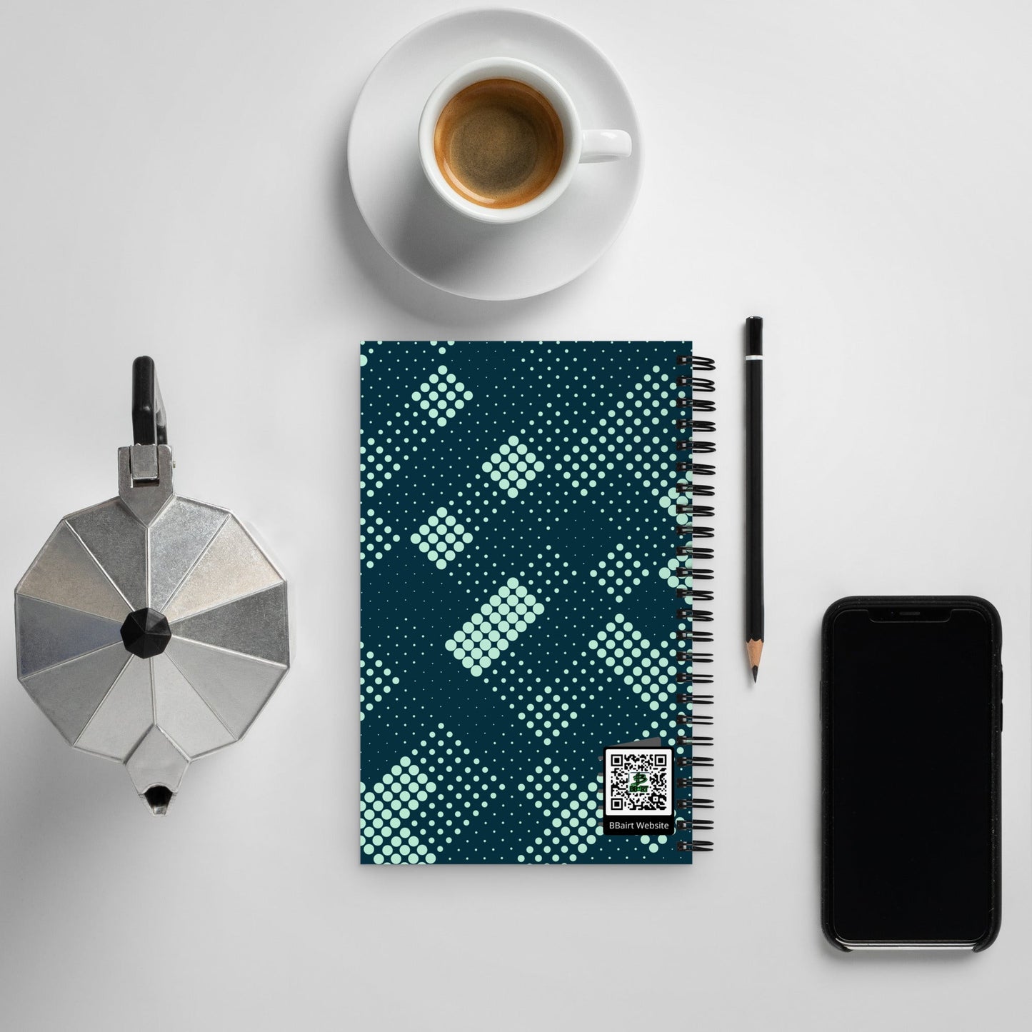 Kaiju Mountain - Spiral notebook - BBairt
