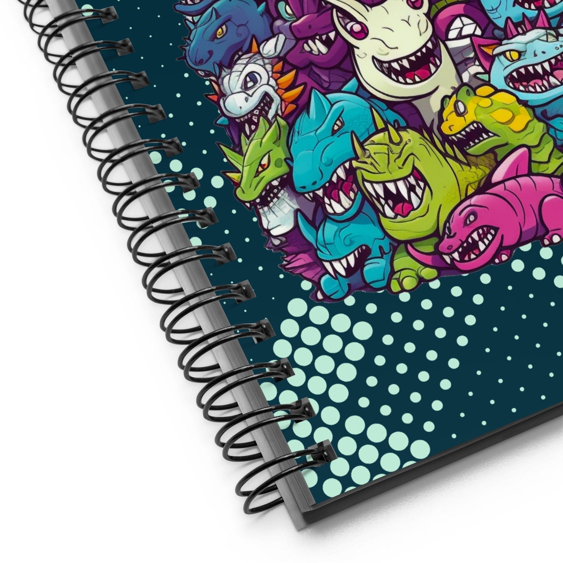 Kaiju Mountain - Spiral notebook - BBairt
