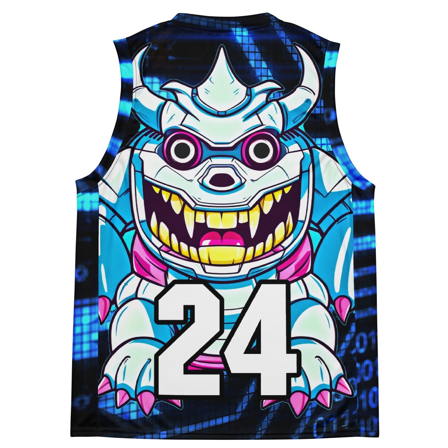 Kind Claw - Recycled unisex basketball jersey - Digital Pulse Colorway - BBairt