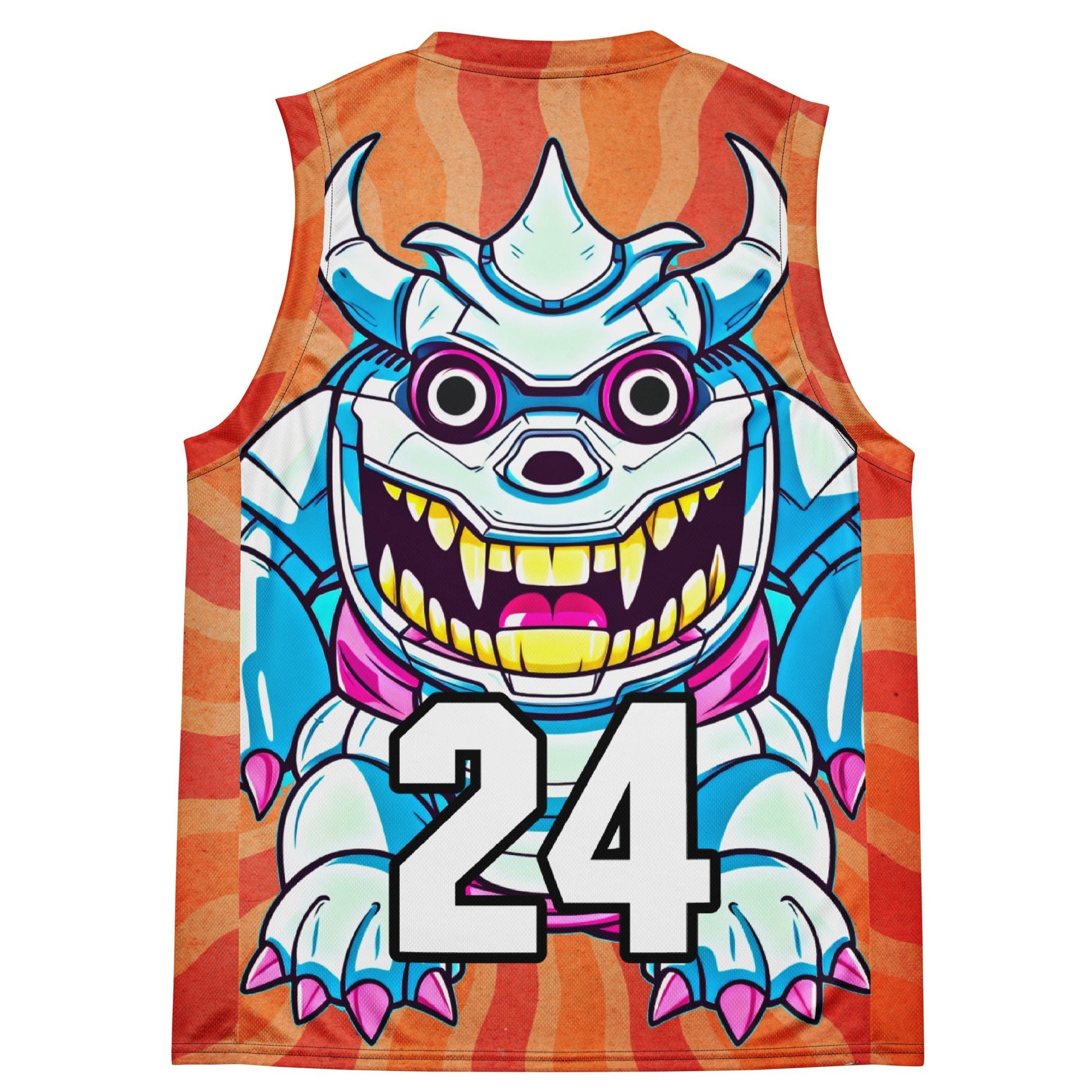 Kind Claw - Recycled unisex basketball jersey - Solar Flare Colorway - BBairt
