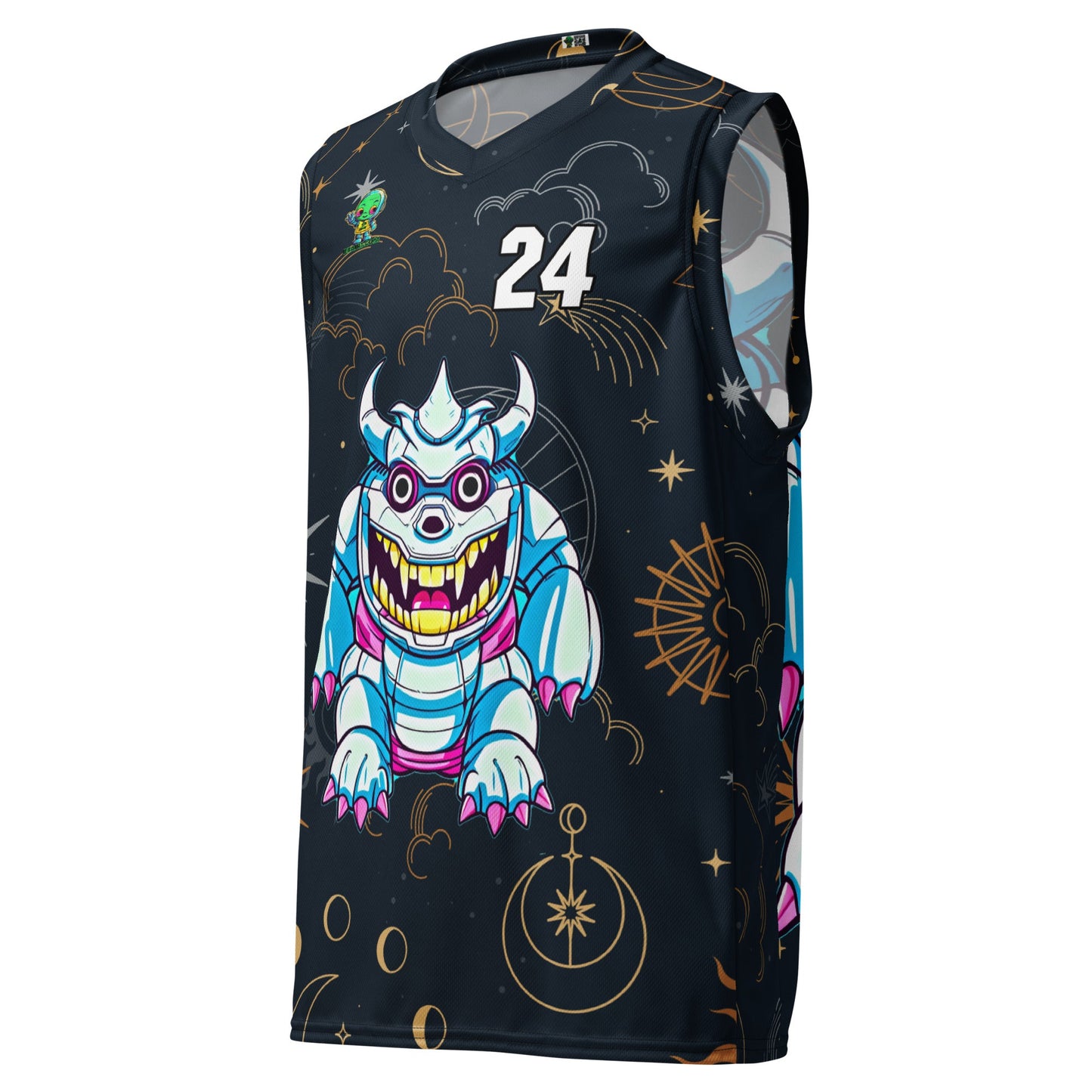 Kind Claw - Recycled unisex basketball jersey - Starry Odyssey Colorway - BBairt