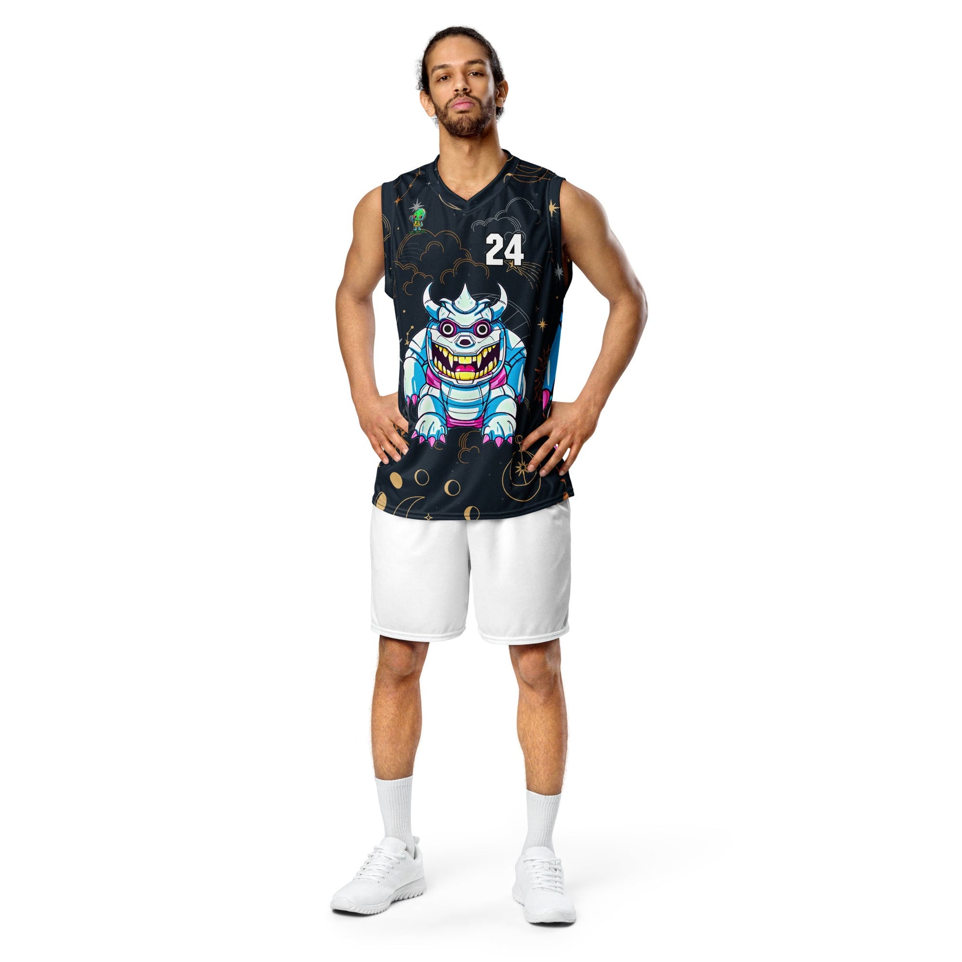 Kind Claw - Recycled unisex basketball jersey - Starry Odyssey Colorway - BBairt