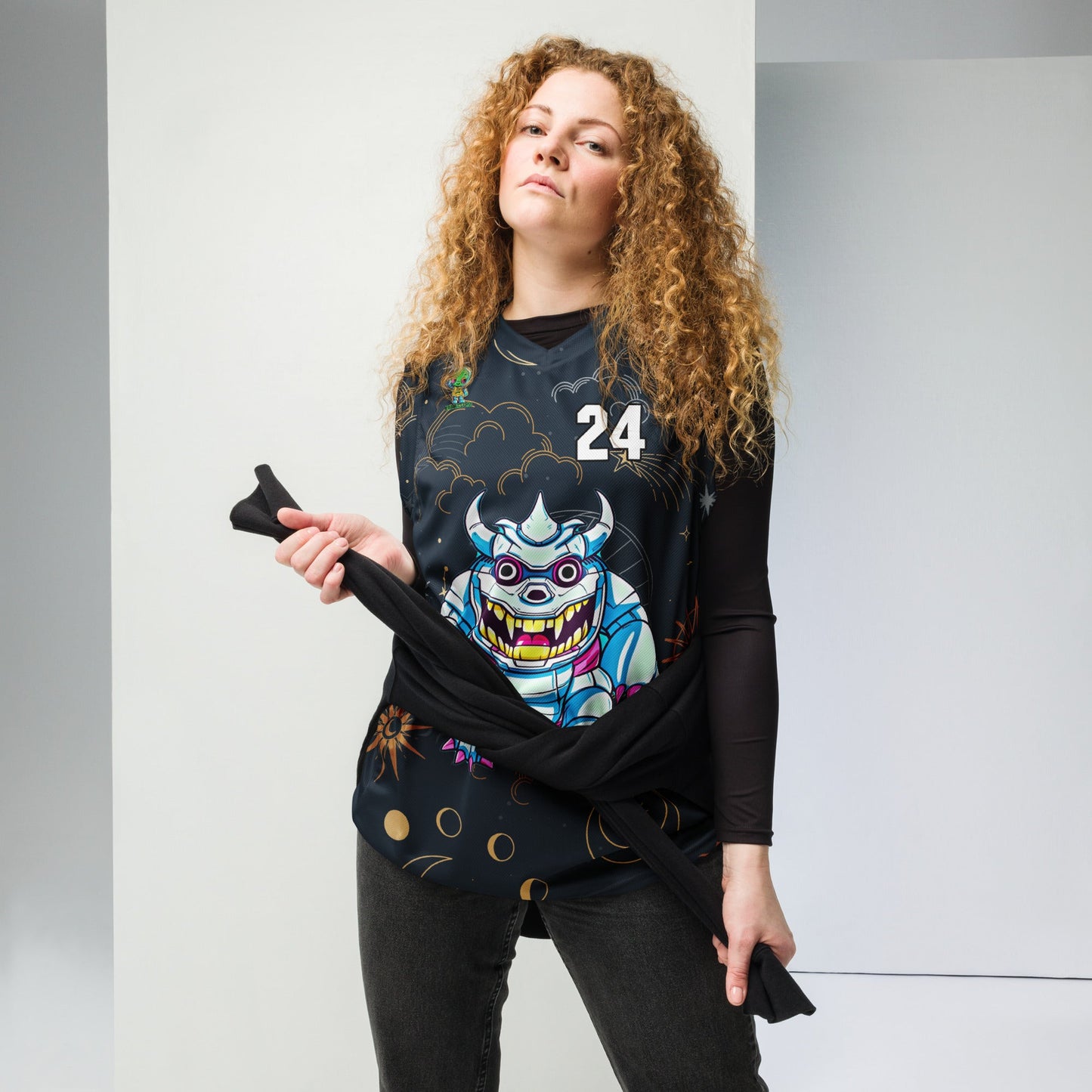 Kind Claw - Recycled unisex basketball jersey - Starry Odyssey Colorway - BBairt