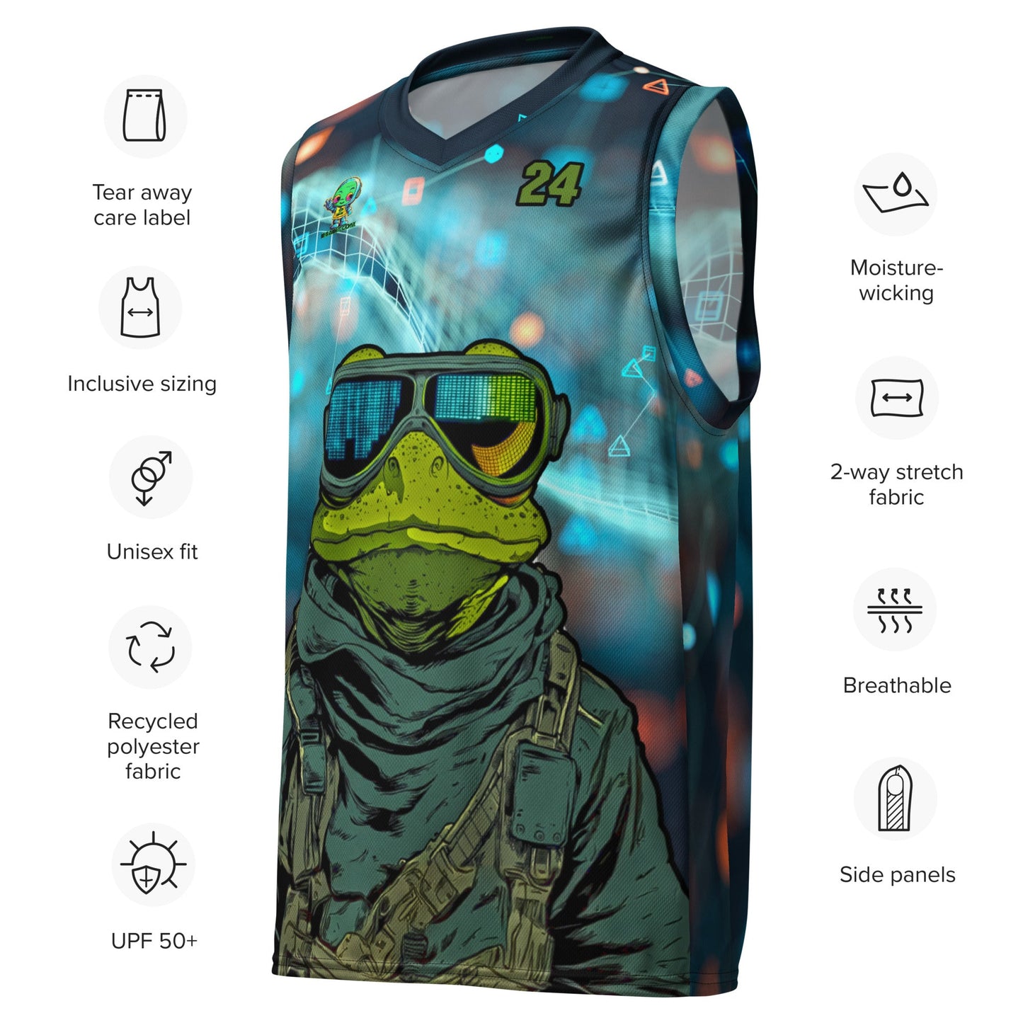 Lily Pad Recon - Basketball Jersey - BBairt