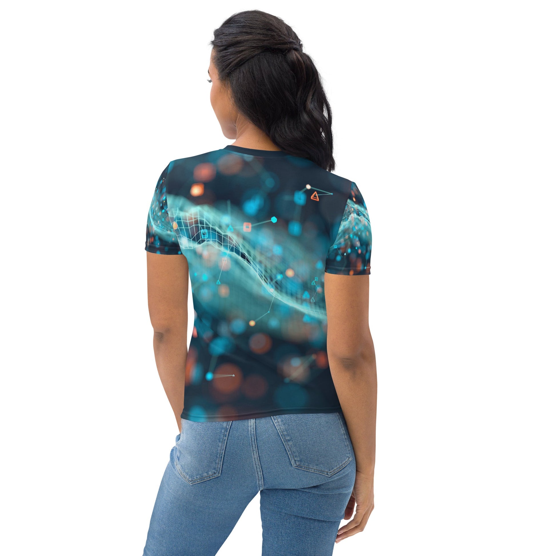 Lily Pad Recon - Women's All - Over Print Crew Neck Tee - BBairt