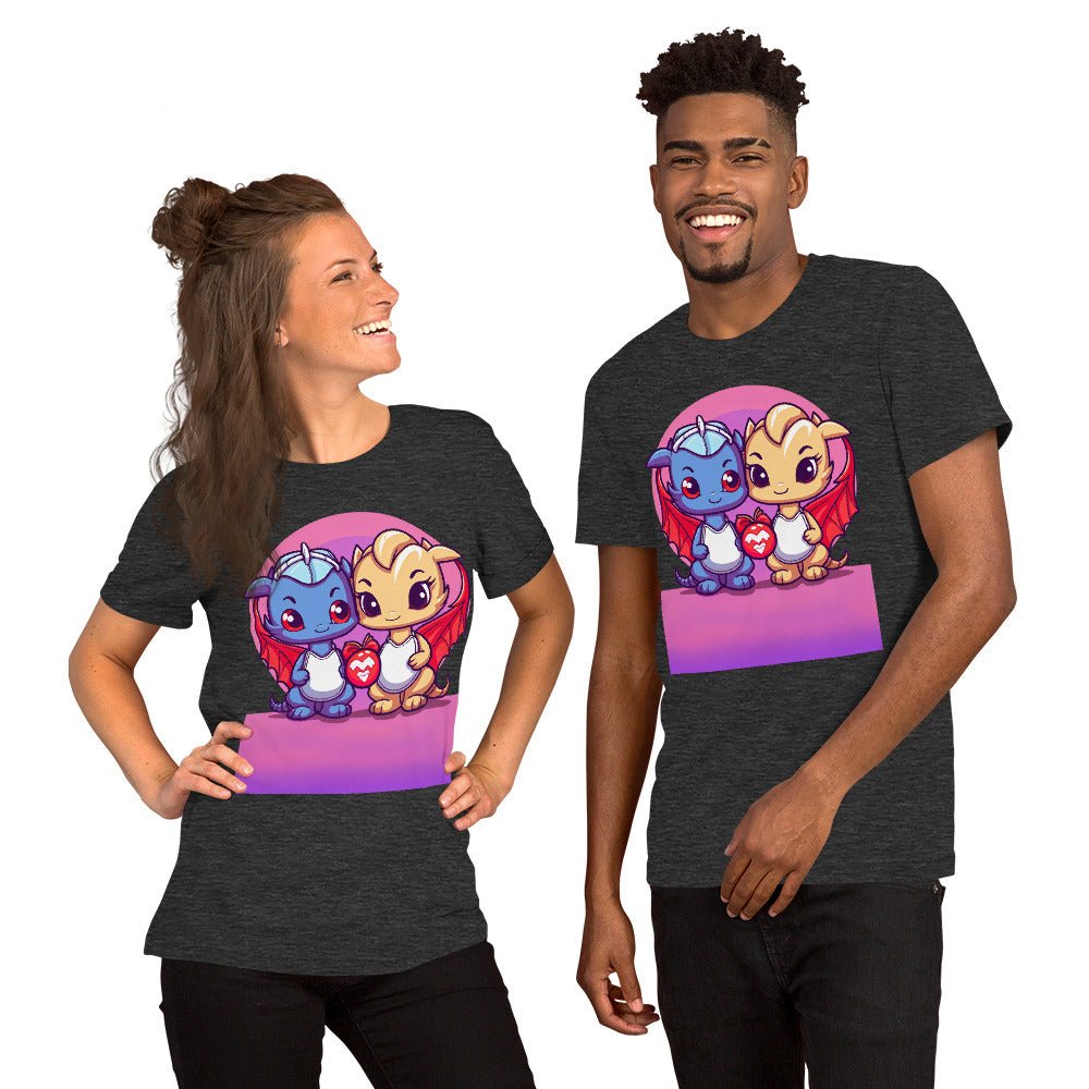 Lovelight and Heartflame - Unisex t-shirt - BBairt