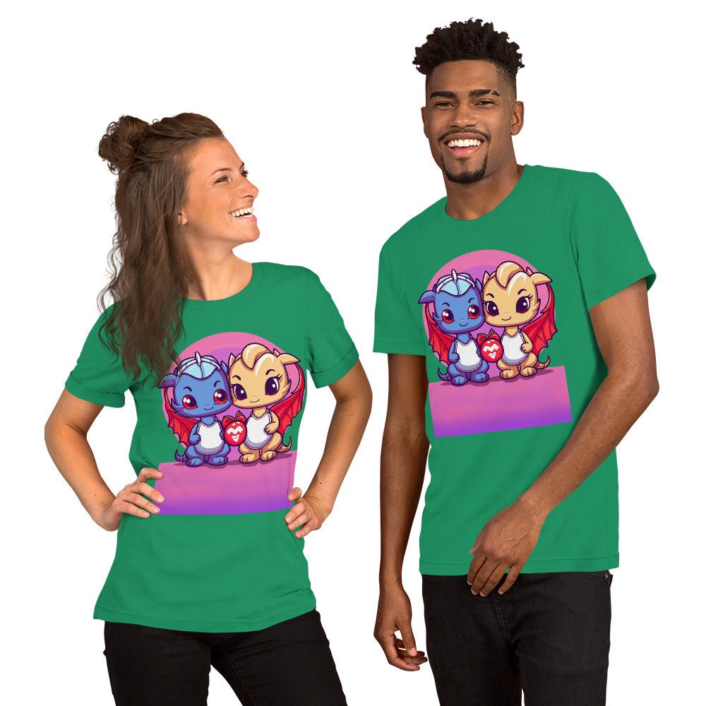 Lovelight and Heartflame - Unisex t-shirt - BBairt