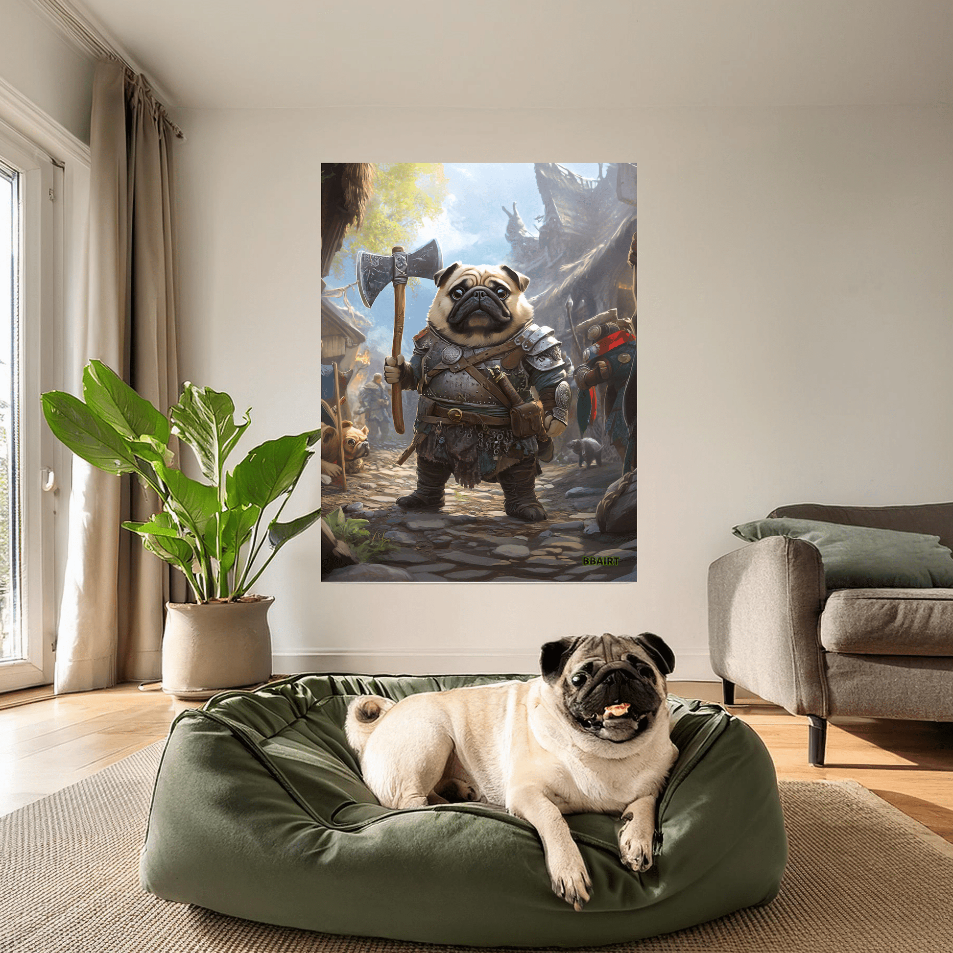 Lucy the Fearless – Canvas Print - BBairt