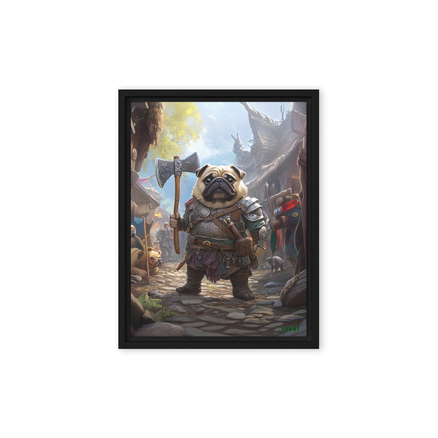 Lucy the Fearless – Framed Canvas Print - BBairt