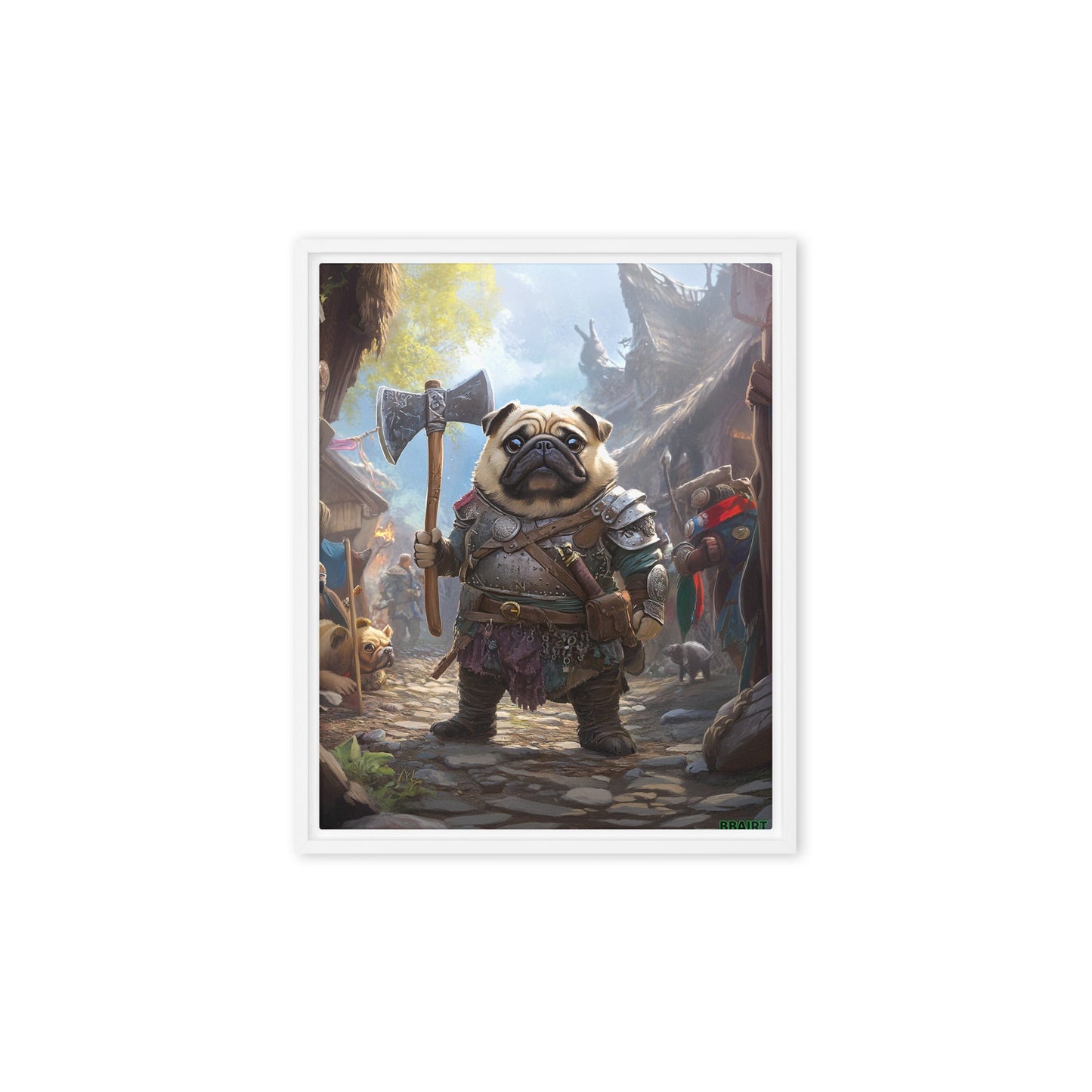 Lucy the Fearless – Framed Canvas Print - BBairt