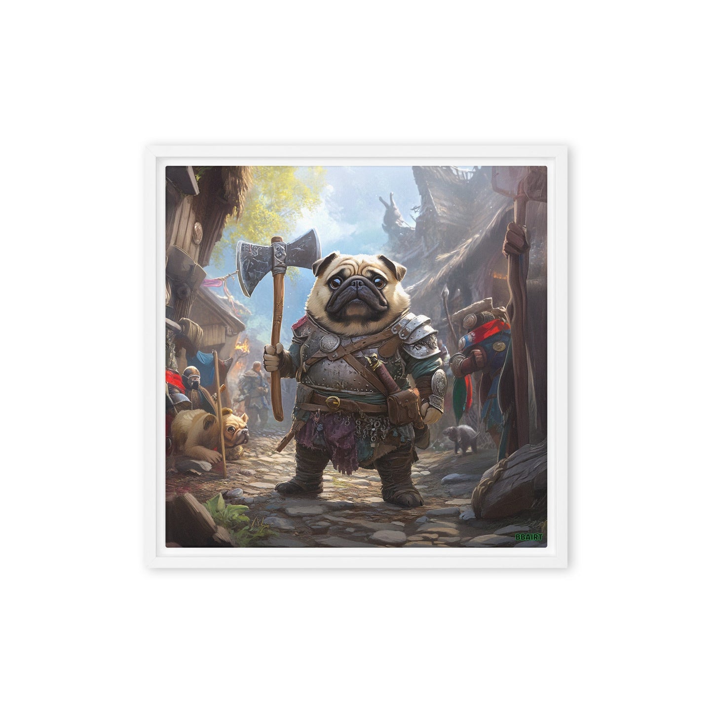 Lucy the Fearless – Framed Canvas Print - BBairt