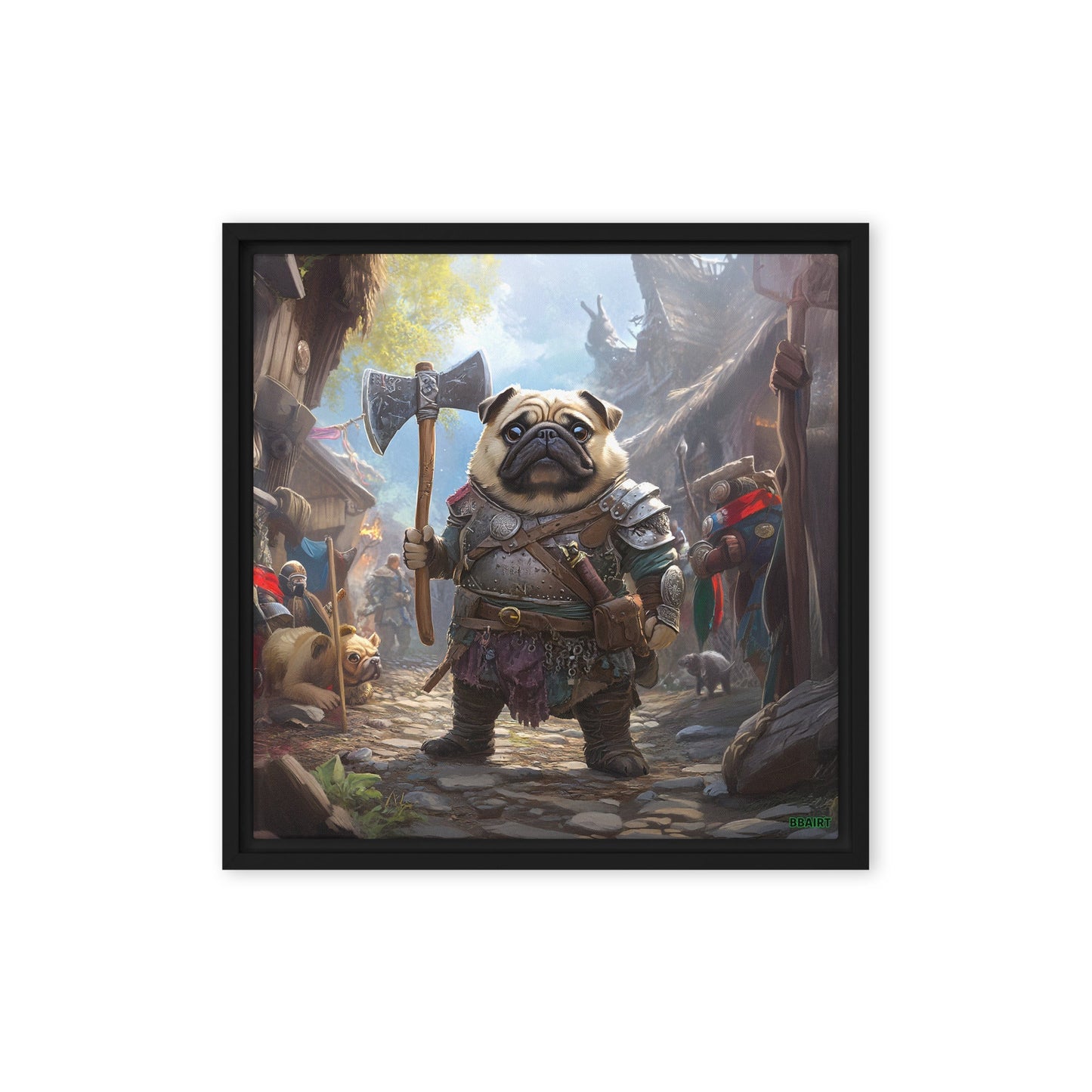 Lucy the Fearless – Framed Canvas Print - BBairt