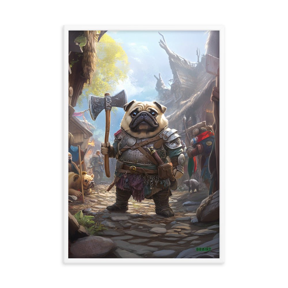 Lucy the Fearless – Framed Matte Poster - BBairt