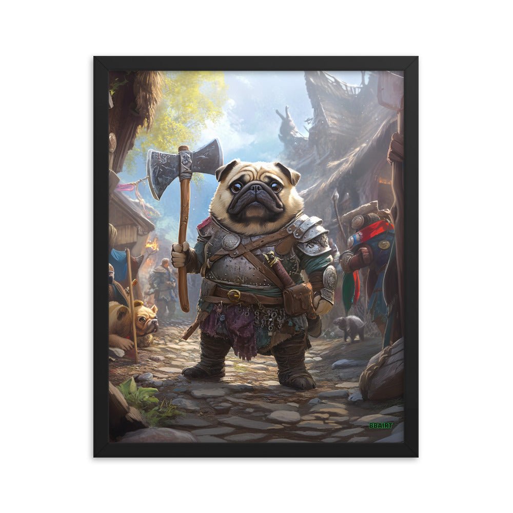 Lucy the Fearless – Framed Matte Poster - BBairt