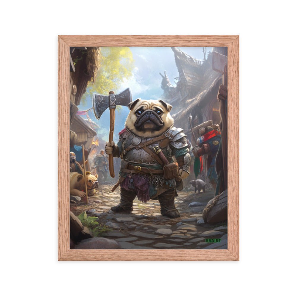 Lucy the Fearless – Framed Matte Poster - BBairt