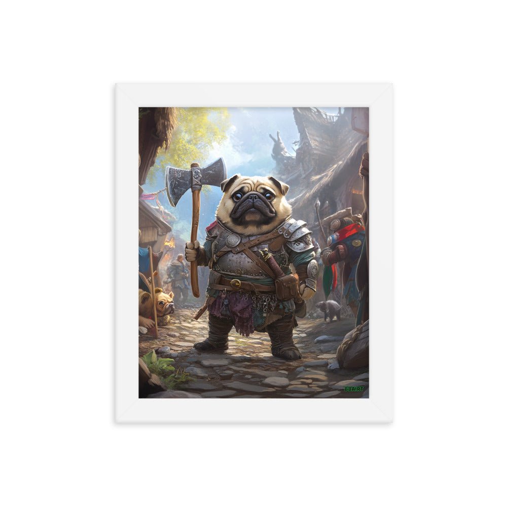 Lucy the Fearless – Framed Matte Poster - BBairt