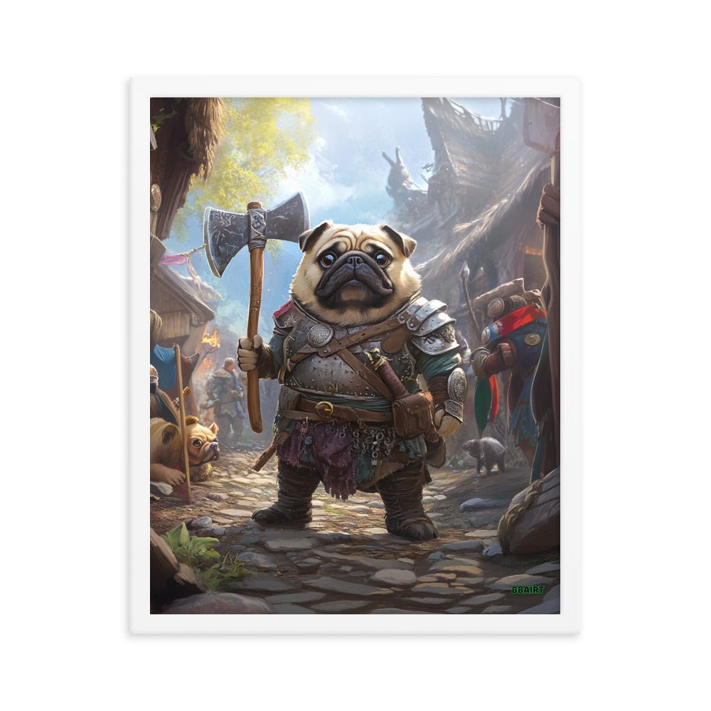 Lucy the Fearless – Framed Matte Poster - BBairt