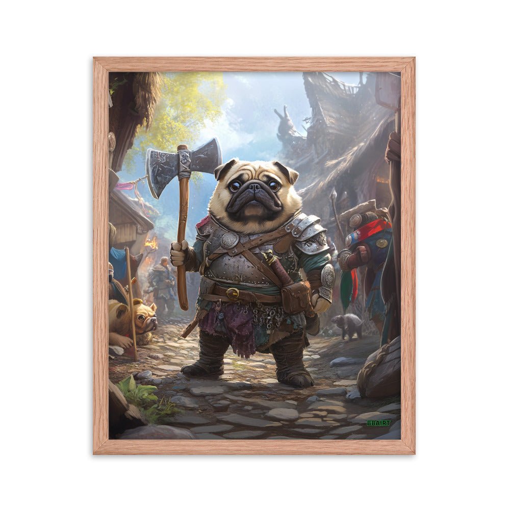 Lucy the Fearless – Framed Matte Poster - BBairt