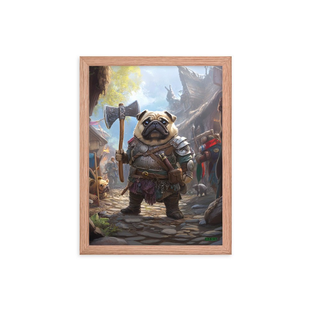 Lucy the Fearless – Framed Matte Poster - BBairt