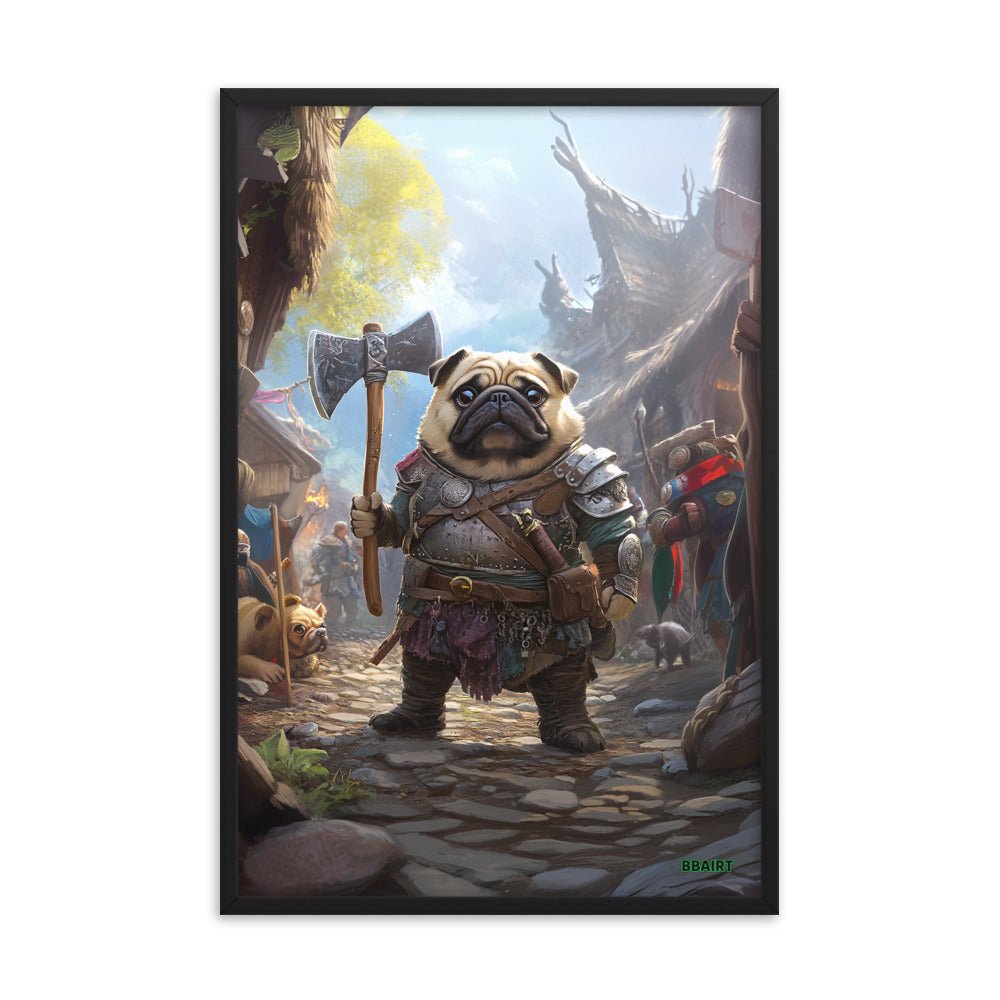 Lucy the Fearless – Framed Matte Poster - BBairt