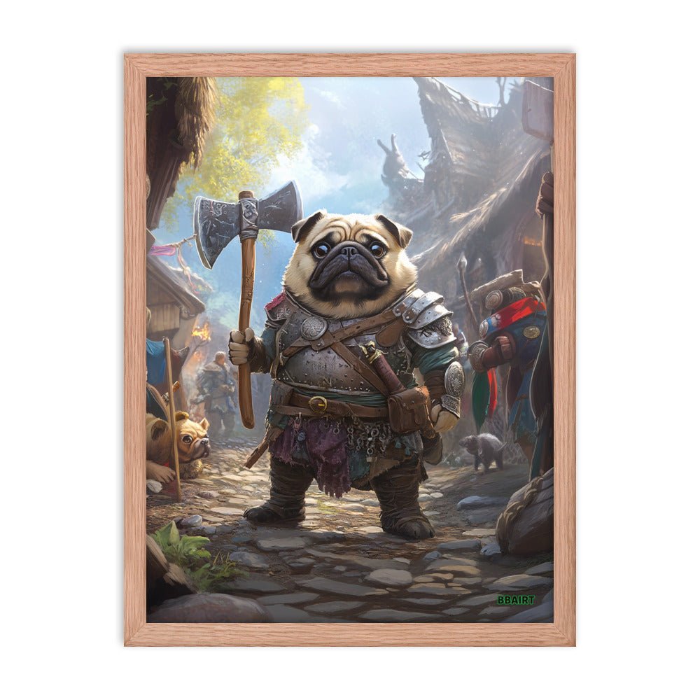 Lucy the Fearless – Framed Matte Poster - BBairt